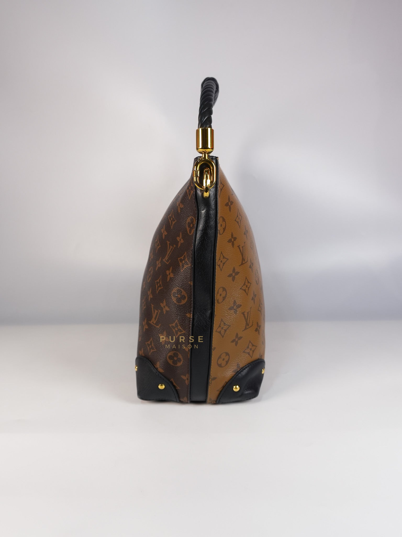 Triangle Softy in Reverse Monogram Canvas (Date Code: FO2127) | Purse Maison Luxury Bags Shop