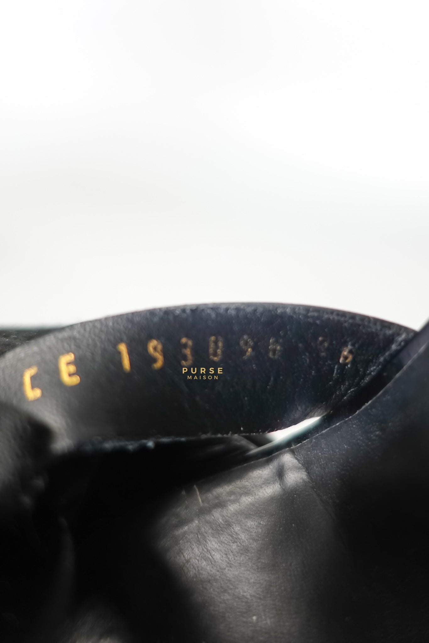 Tribute Leather Platform Sandal Patent Black High Heels (Size 36EU 23cm) | Purse Maison Luxury Bags Shop