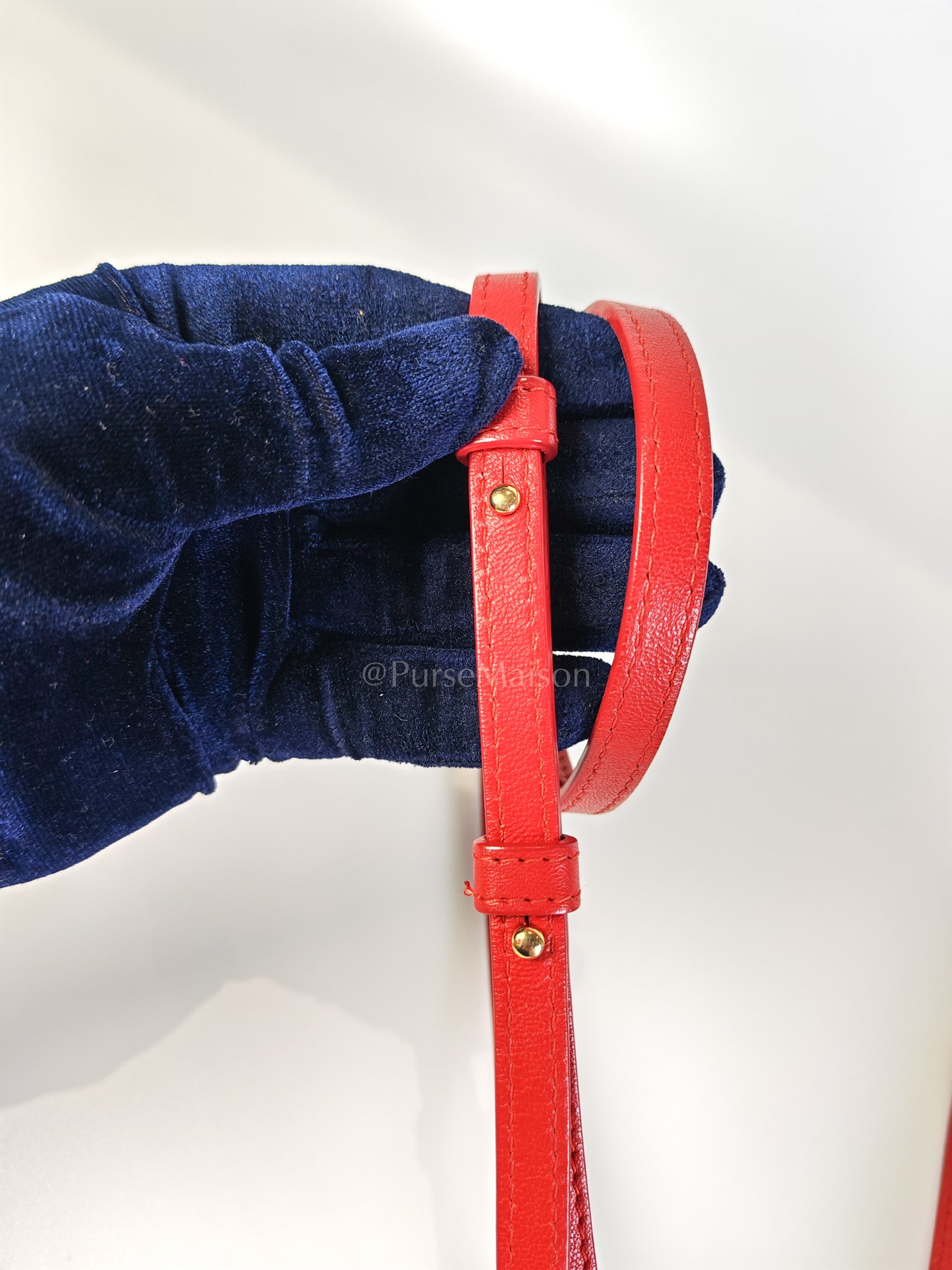 Trio Bag in Red Calfskin Leather Crossbody Bag | Purse Maison Luxury Bags Shop