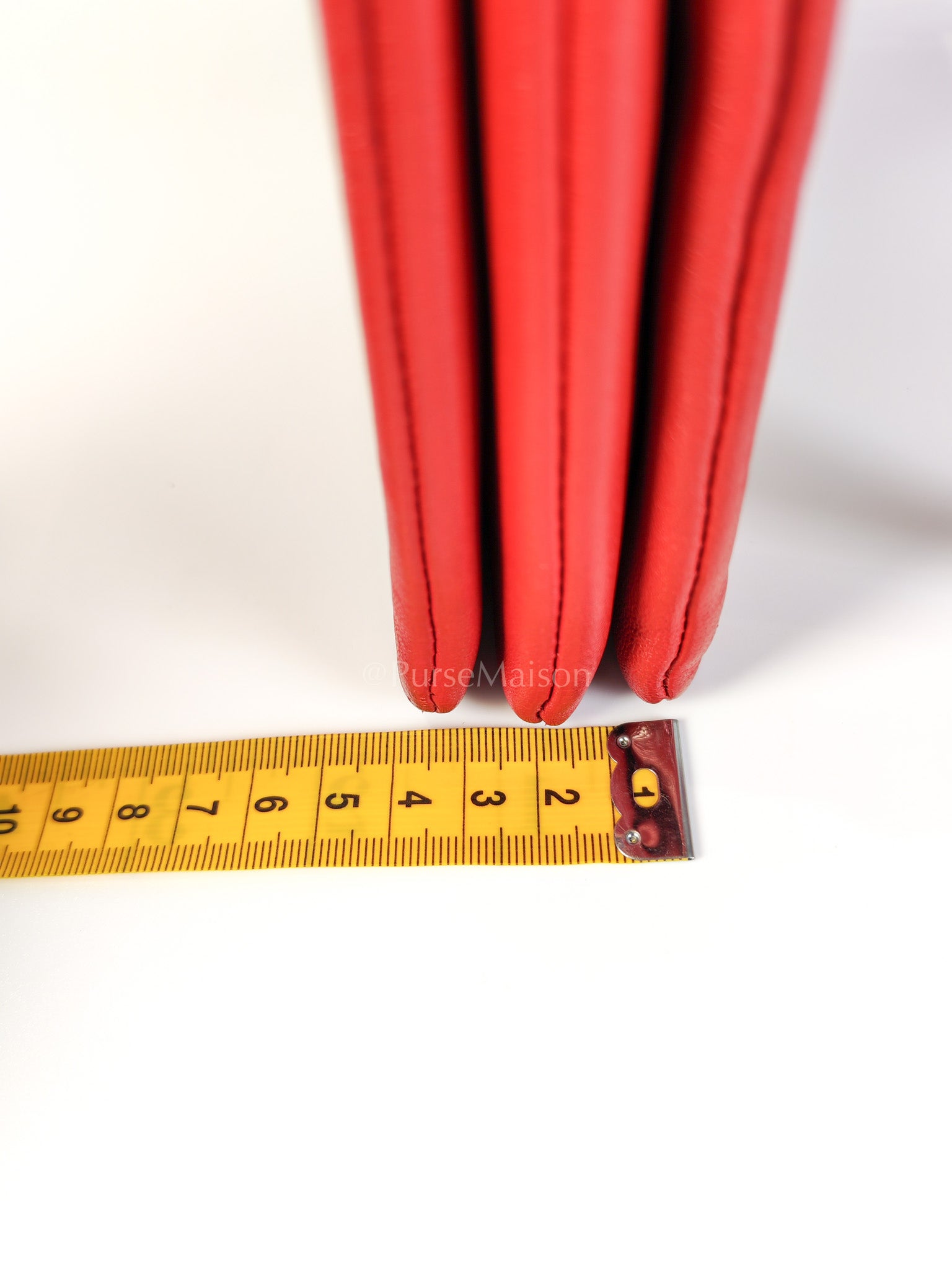 Trio Bag in Red Calfskin Leather Crossbody Bag | Purse Maison Luxury Bags Shop