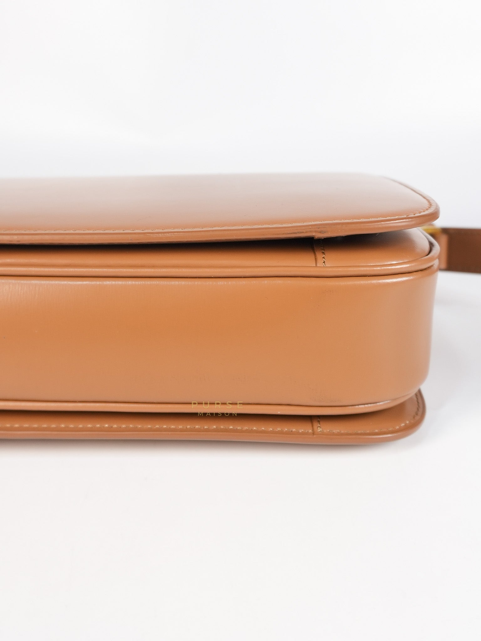 Triomphe Classique Bag Medium in Bronze Calfskin Leather | Purse Maison Luxury Bags Shop