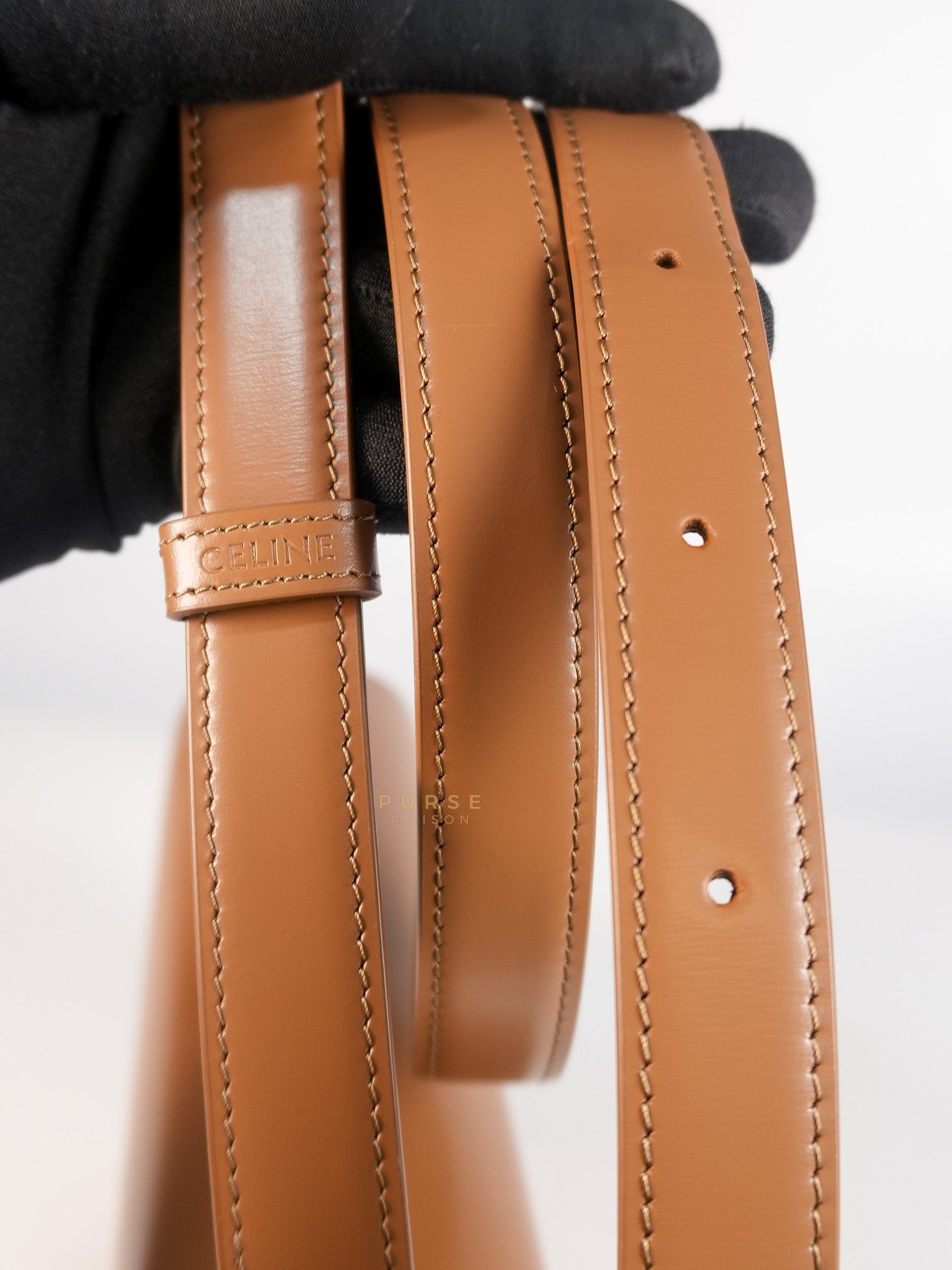 Triomphe Classique Bag Medium in Bronze Calfskin Leather | Purse Maison Luxury Bags Shop
