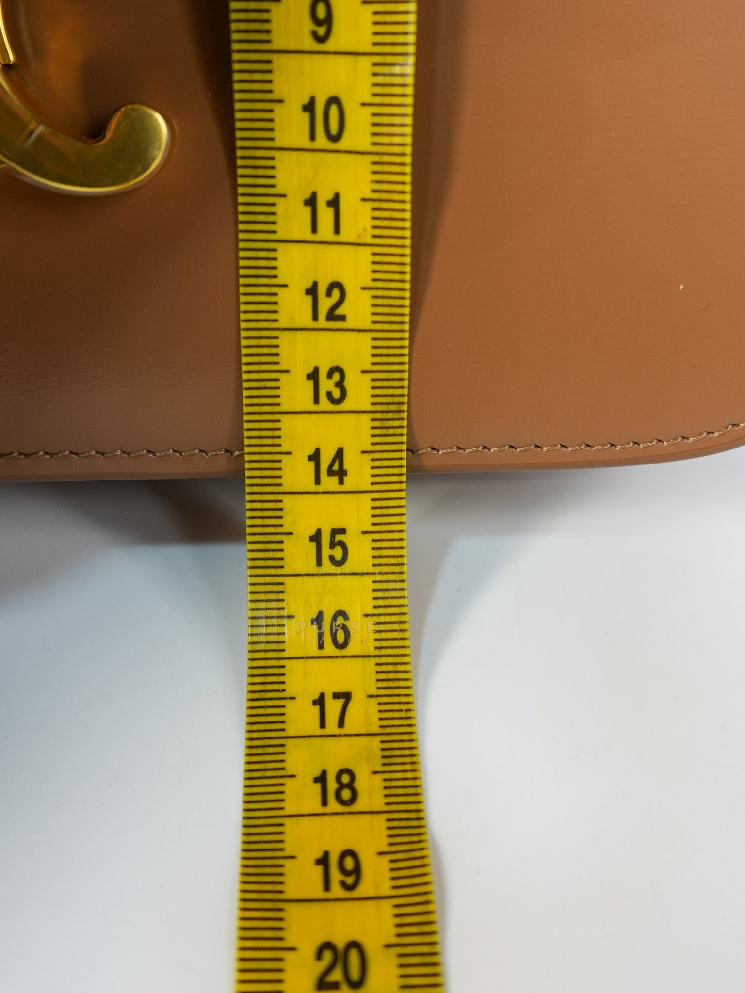 Triomphe Classique Bag Medium in Bronze Calfskin Leather | Purse Maison Luxury Bags Shop