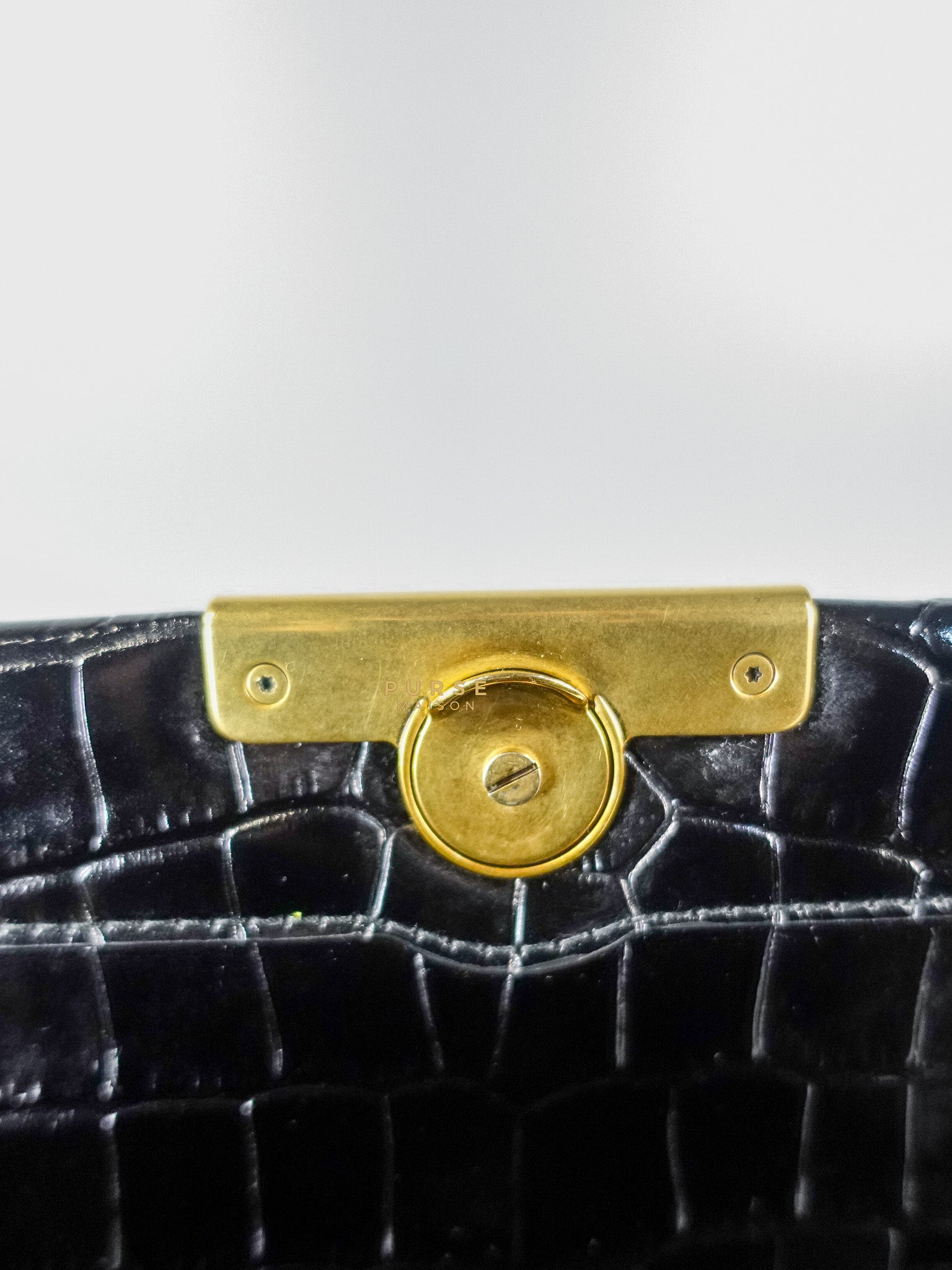 Black Leather Triplet Chain Shoulder Bag | Purse Maison Luxury Bags Shop