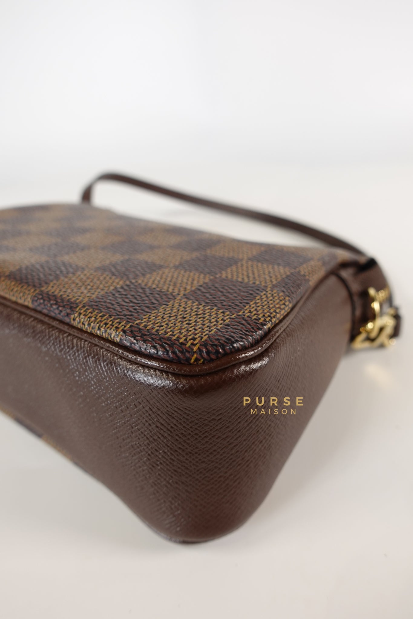 Trousse Makeup Pouch Bag in Damier Ebene (Date code: SP0042) | Purse Maison Luxury Bags Shop