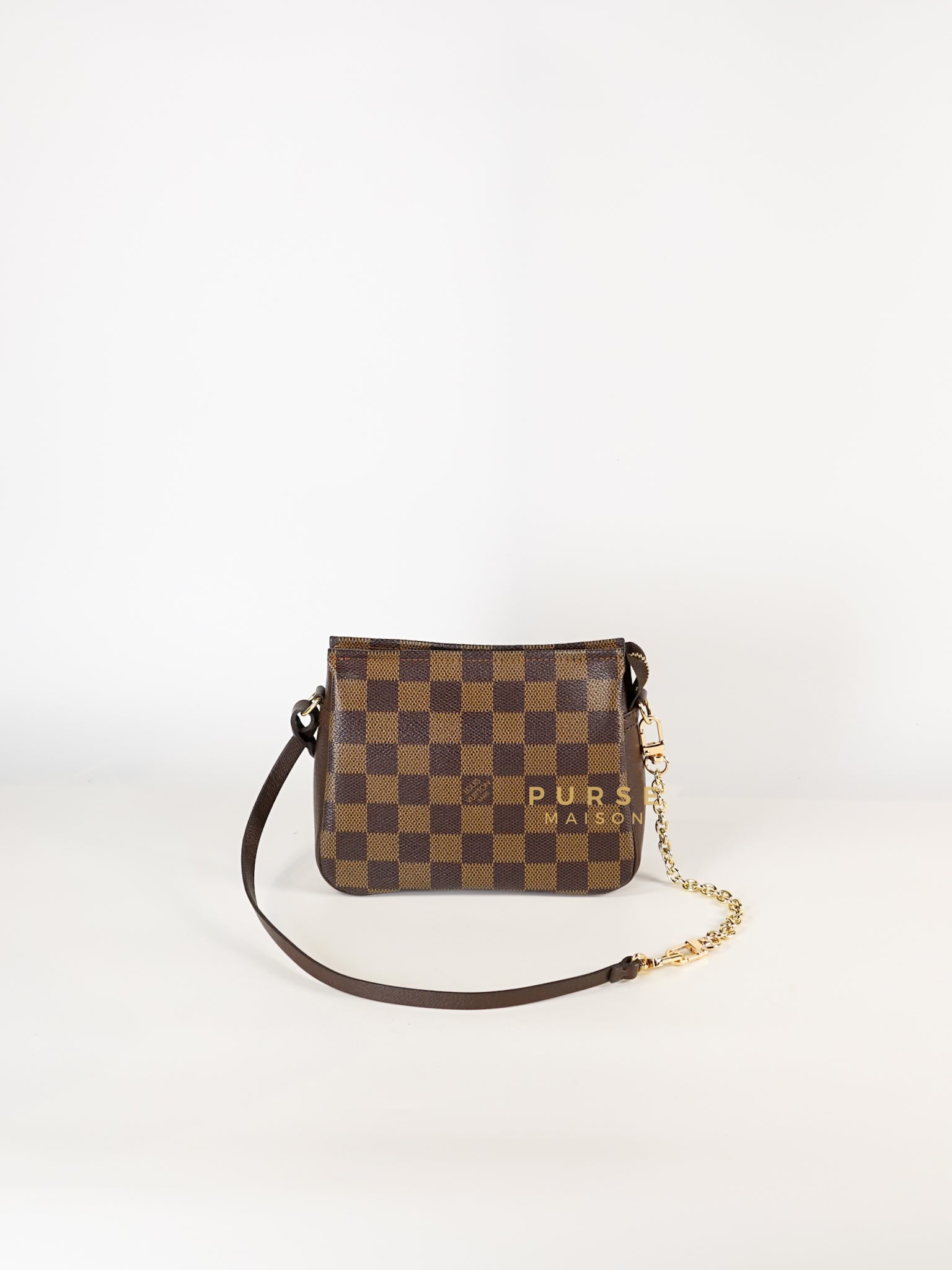 Trousse Makeup Pouch Bag in Damier Ebene (Date code: SP0042) | Purse Maison Luxury Bags Shop