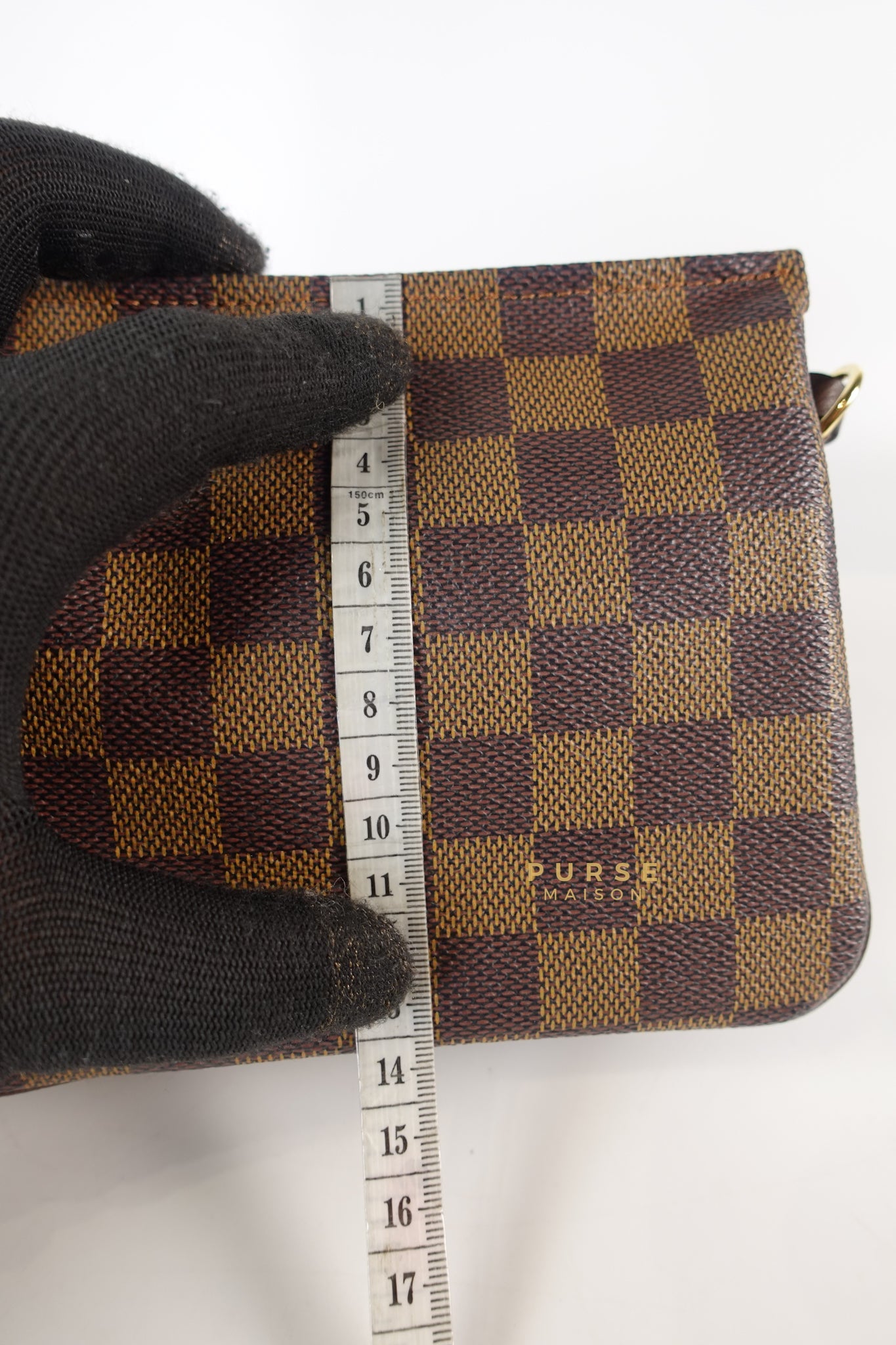 Trousse Makeup Pouch Bag in Damier Ebene (Date code: SP0042) | Purse Maison Luxury Bags Shop