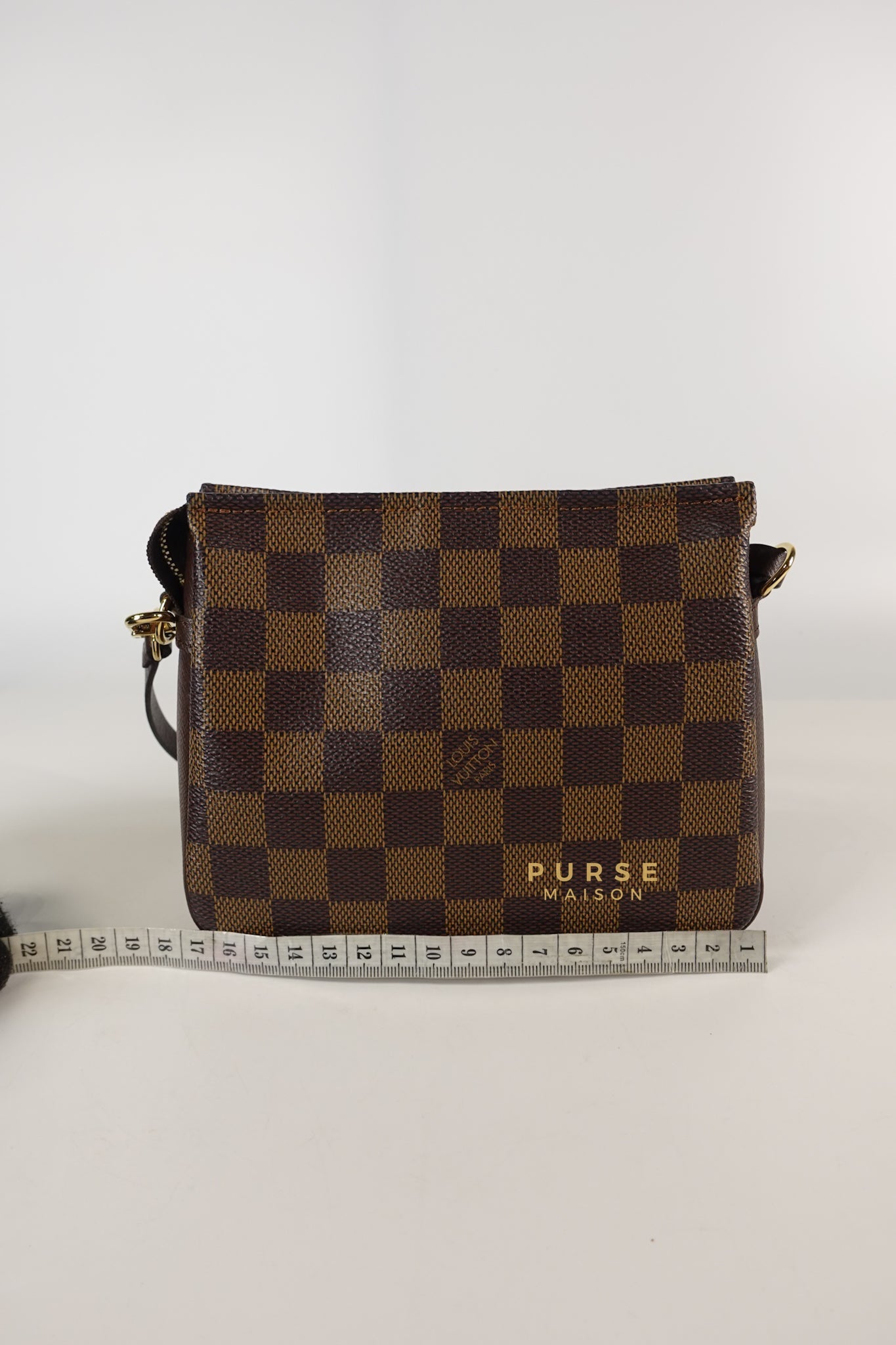 Trousse Makeup Pouch Bag in Damier Ebene (Date code: SP0042) | Purse Maison Luxury Bags Shop