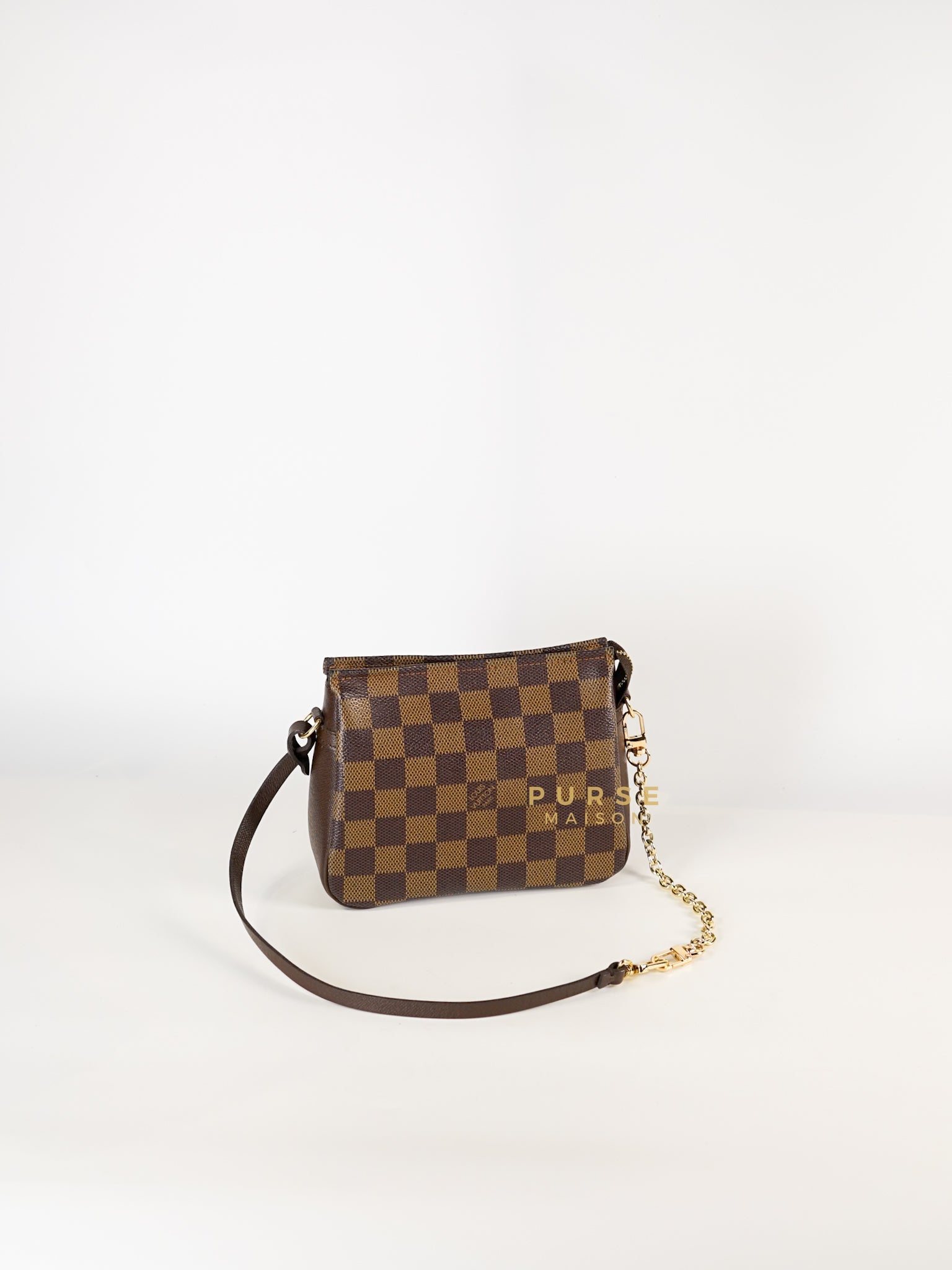 Trousse Makeup Pouch Bag in Damier Ebene (Date code: SP0042) | Purse Maison Luxury Bags Shop