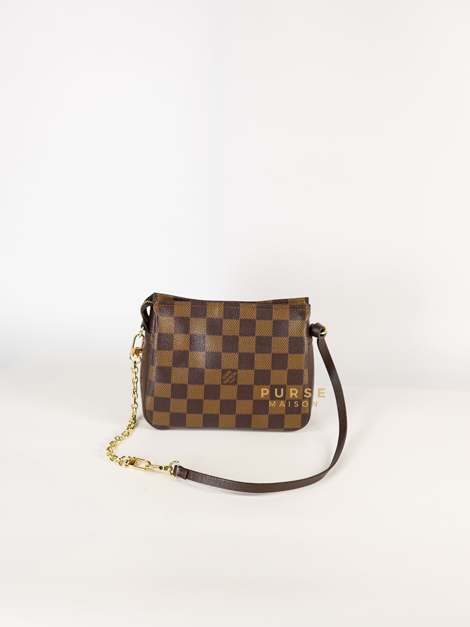 Trousse Makeup Pouch Bag in Damier Ebene (Date code: SP0042) | Purse Maison Luxury Bags Shop