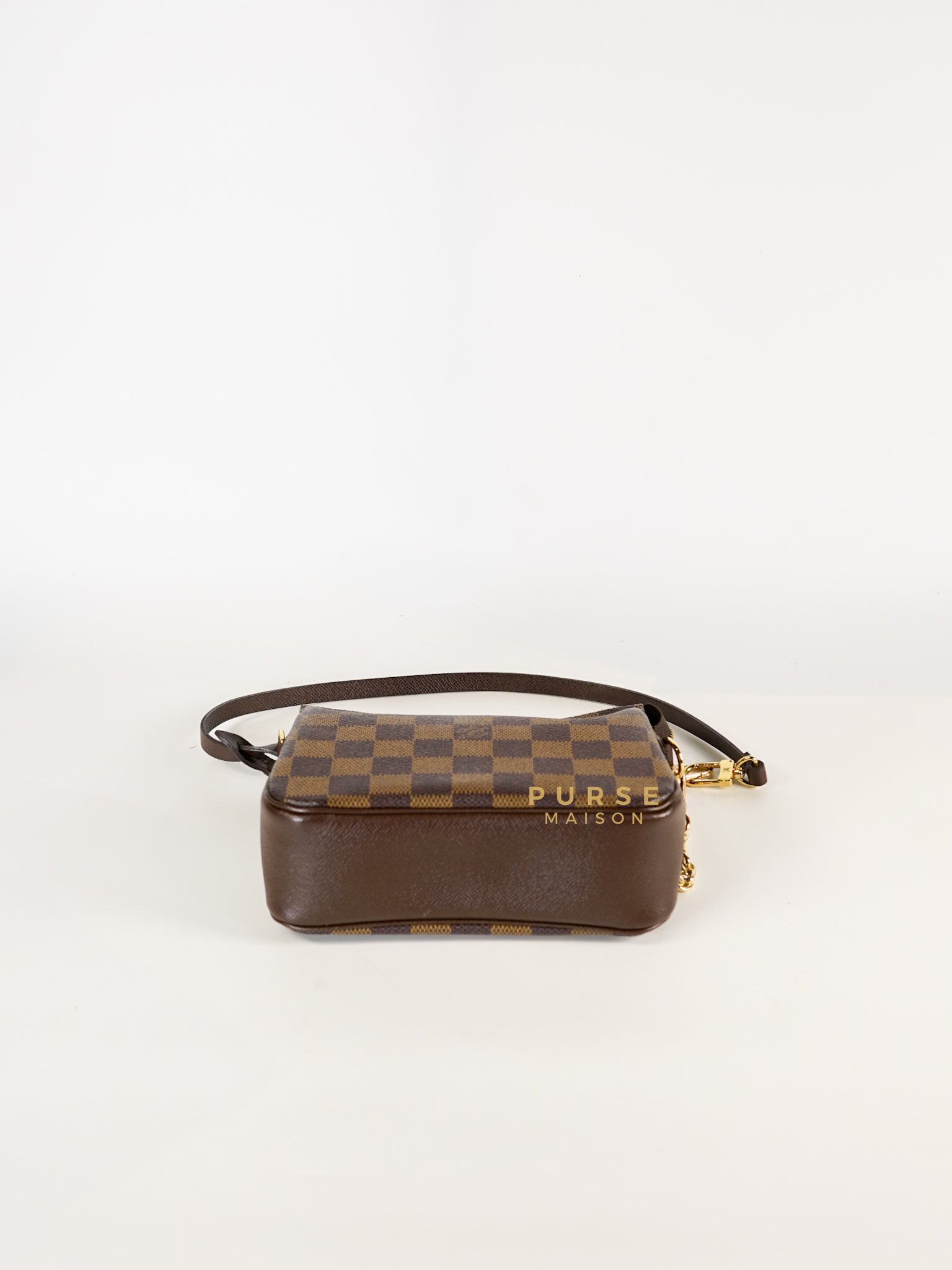 Trousse Makeup Pouch Bag in Damier Ebene (Date code: SP0042) | Purse Maison Luxury Bags Shop