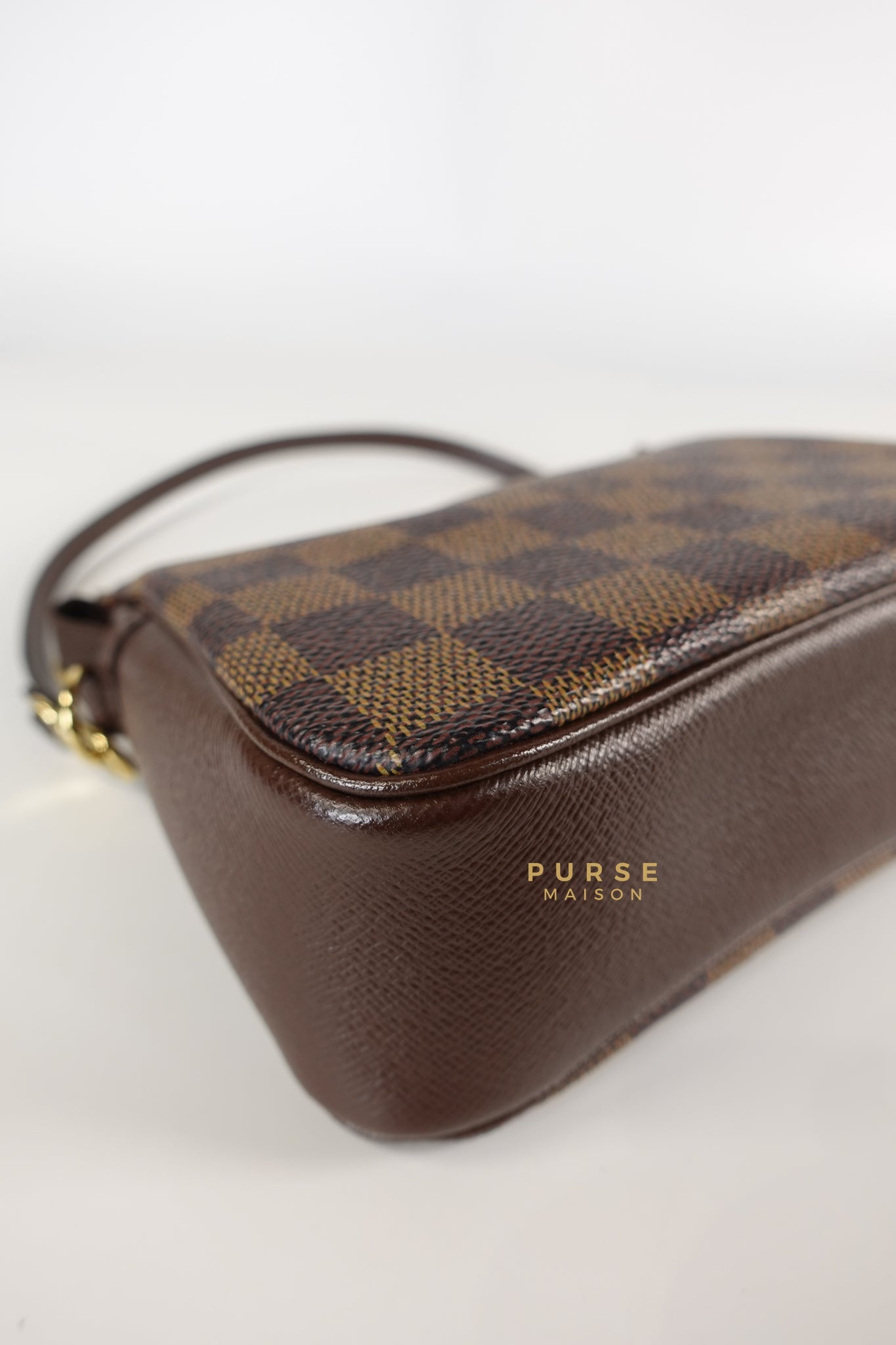 Trousse Makeup Pouch Bag in Damier Ebene (Date code: SP0042) | Purse Maison Luxury Bags Shop