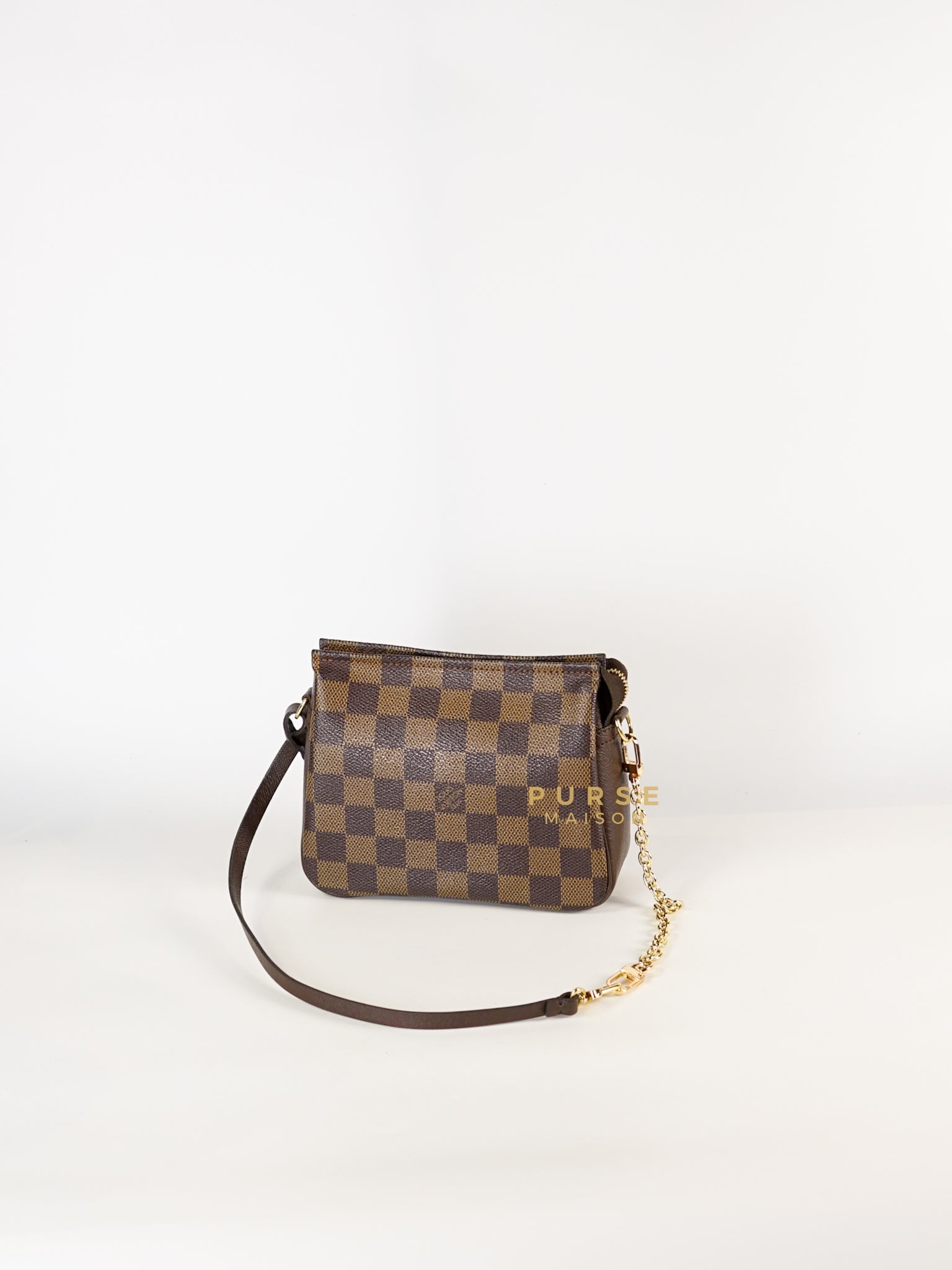 Trousse Makeup Pouch Bag in Damier Ebene (Date code: SP0042) | Purse Maison Luxury Bags Shop