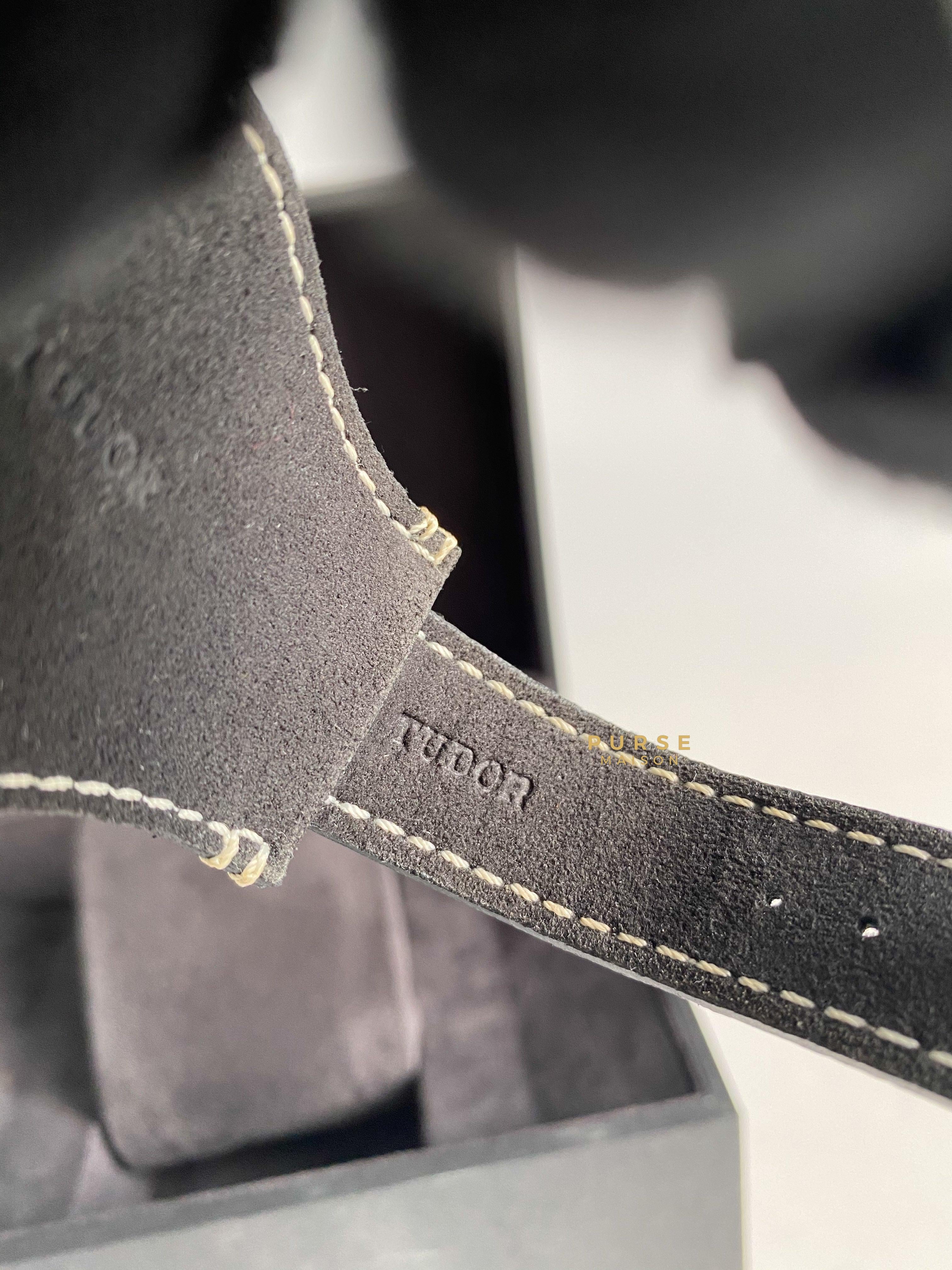 Tudor Black Bay Chrono Leather Strap Men's Watch | Purse Maison Luxury Bags Shop