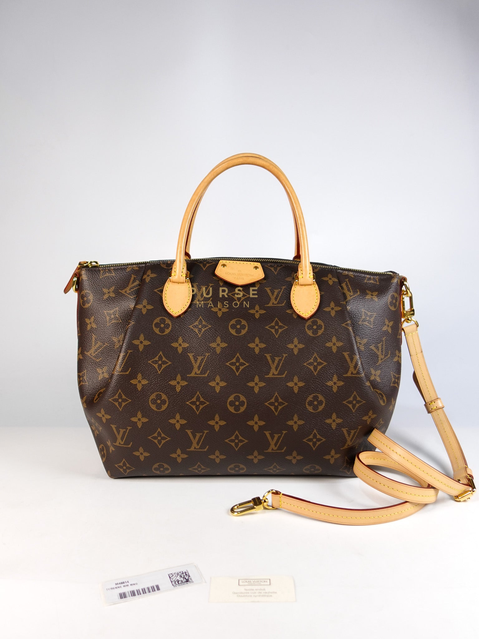 Turenne MM 2way Bag in Monogram Canvas & Gold Hardware (Date Code: SD4196) | Purse Maison Luxury Bags Shop