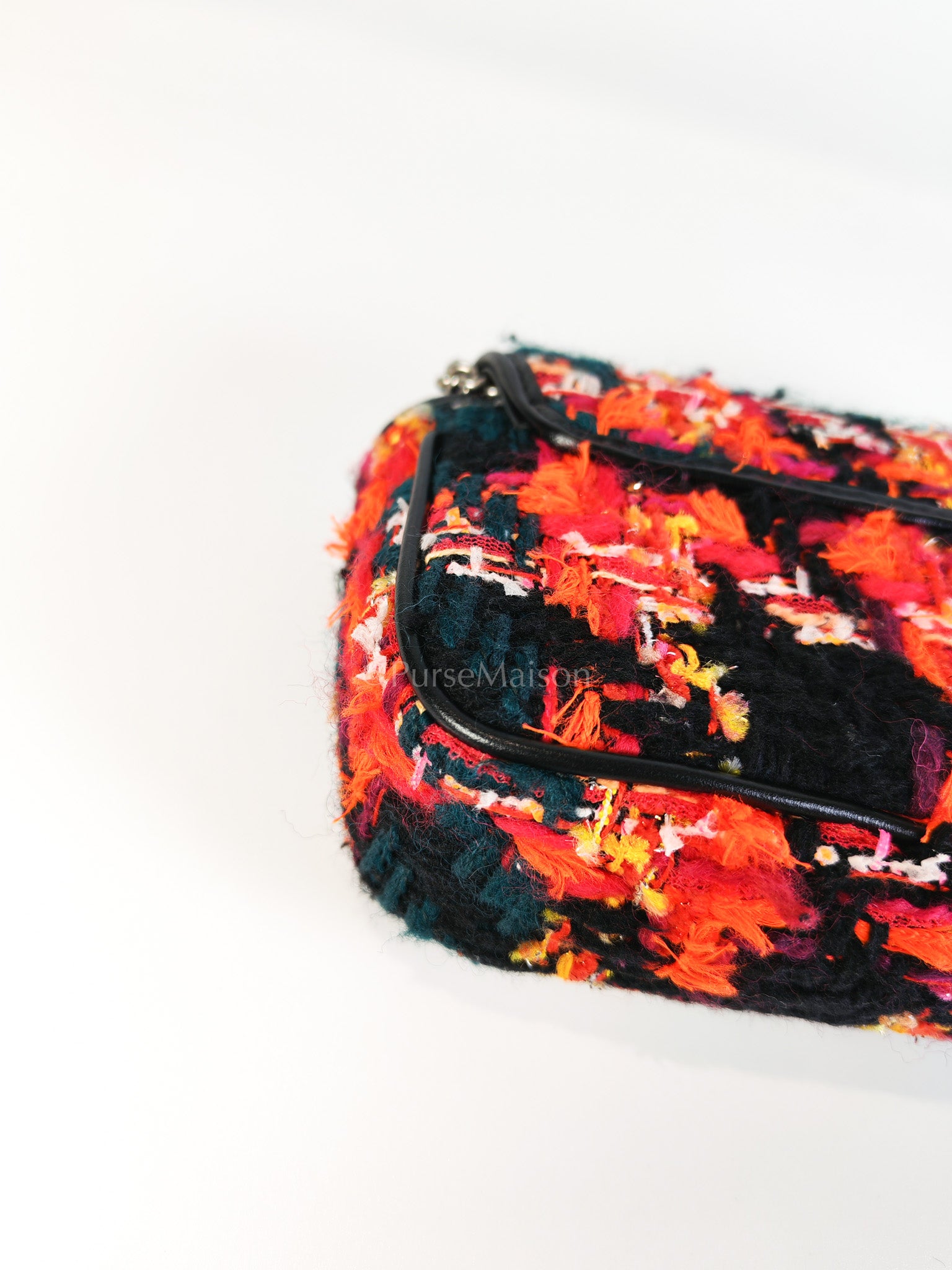 Tweed Multicolor Marmont Super Mini Chain Bag | Purse Maison Luxury Bags Shop