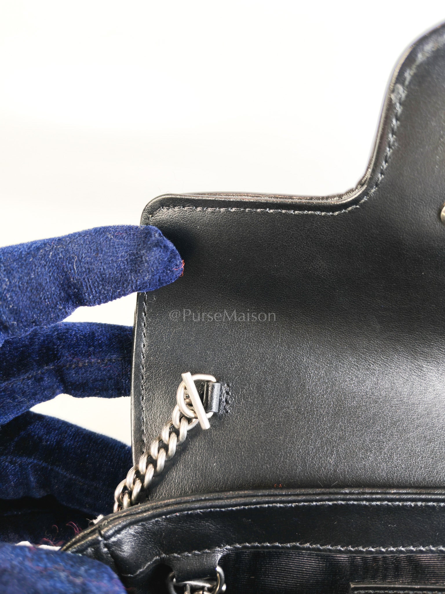 Tweed Multicolor Marmont Super Mini Chain Bag | Purse Maison Luxury Bags Shop