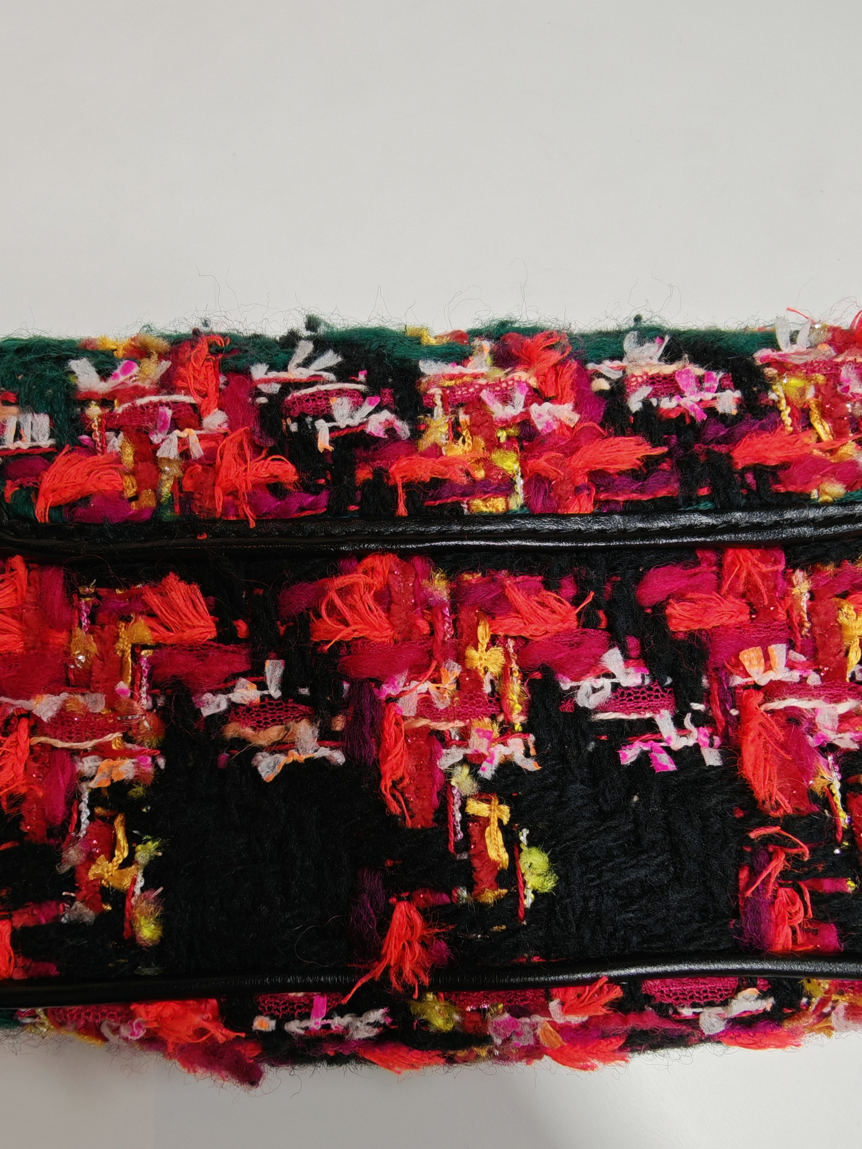 Tweed Multicolor Marmont Super Mini Chain Bag | Purse Maison Luxury Bags Shop