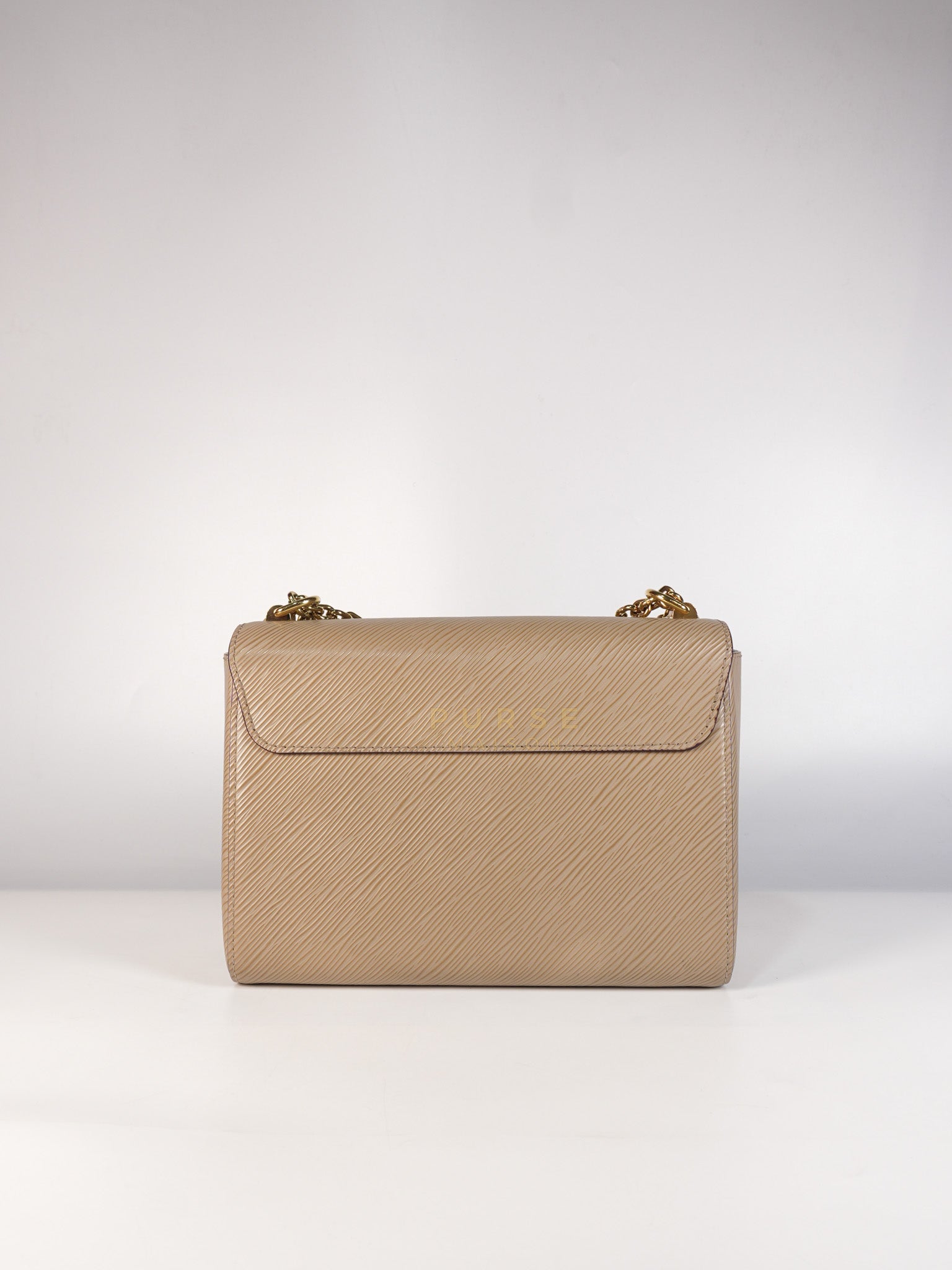 Twist Lock MM Shoulder Bag in Gallet Epi Leather Gold Hardware | Purse Maison Luxury Bags Shop