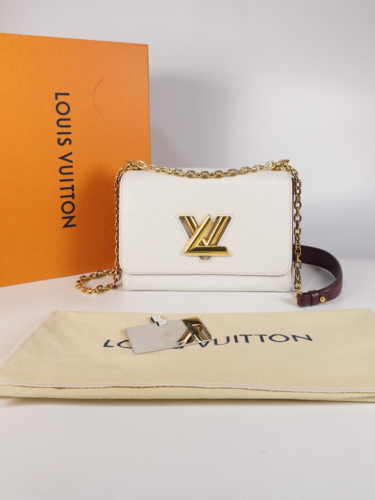 Twist MM Bi-color in Epi Leather and Gold Hardware (Date Code: AR1149) | Purse Maison Luxury Bags Shop