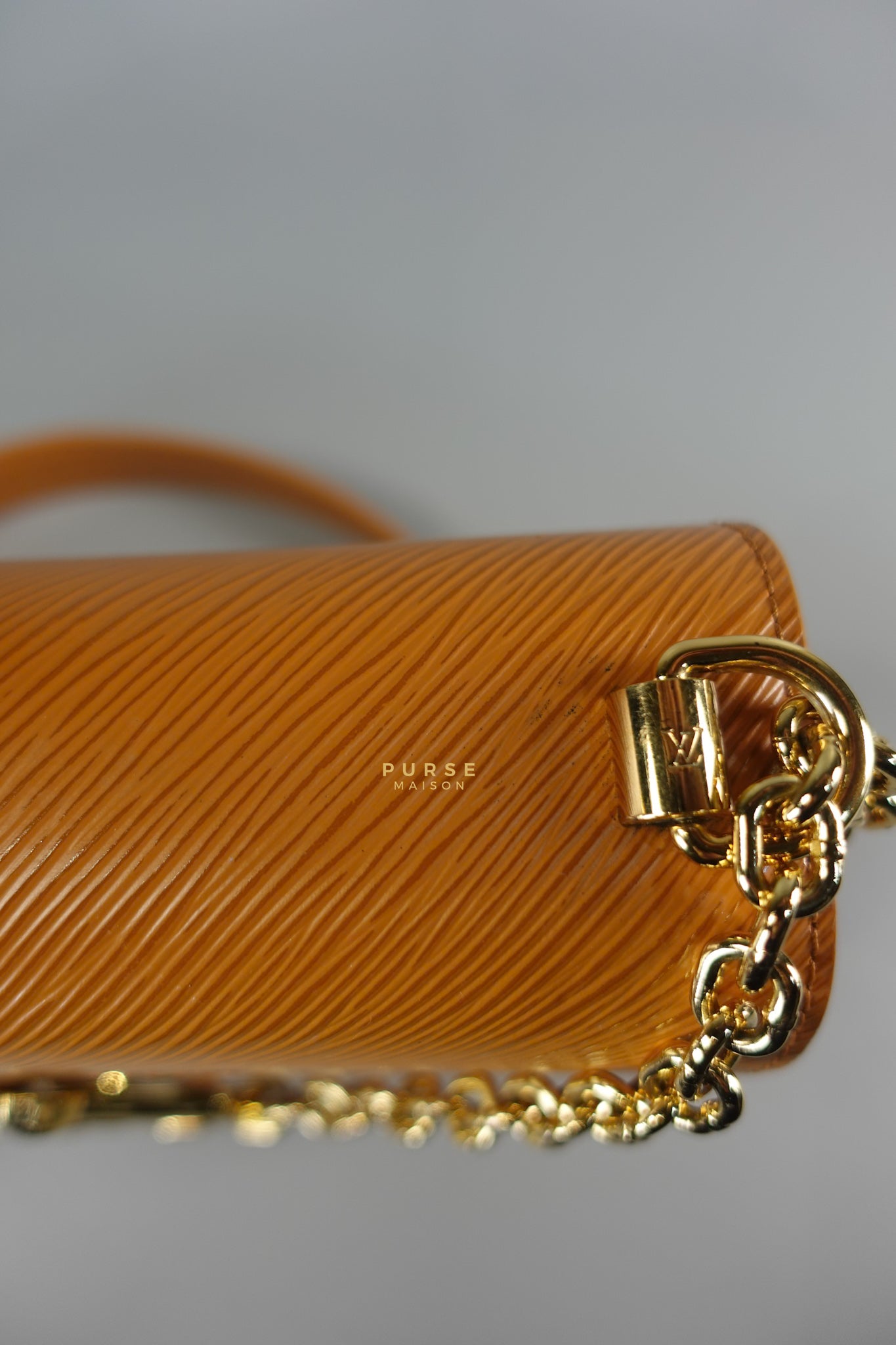 Twist MM in Caramel Epi Leather & Gold Hardware (Microchip) | Purse Maison Luxury Bags Shop