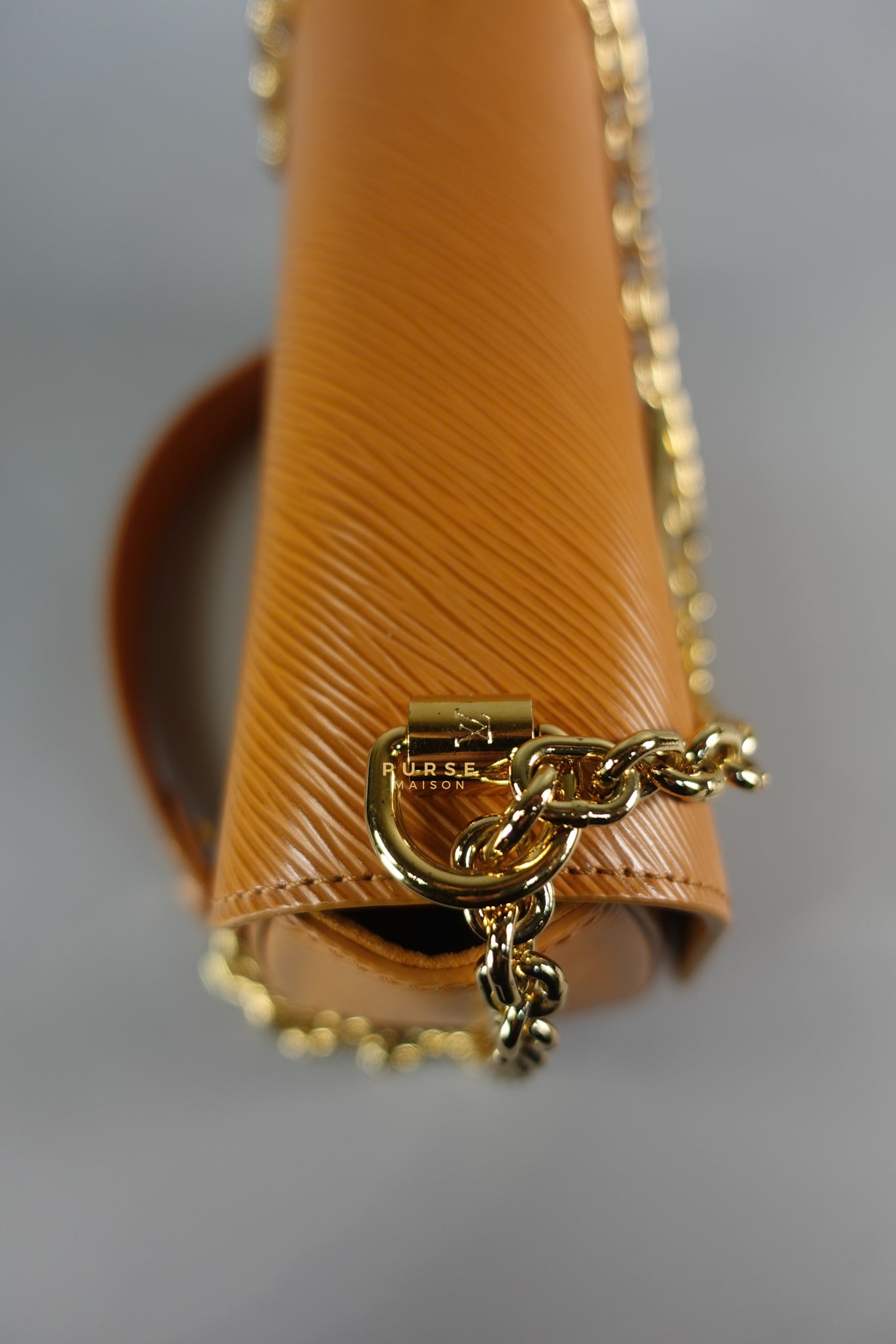 Twist MM in Caramel Epi Leather & Gold Hardware (Microchip) | Purse Maison Luxury Bags Shop