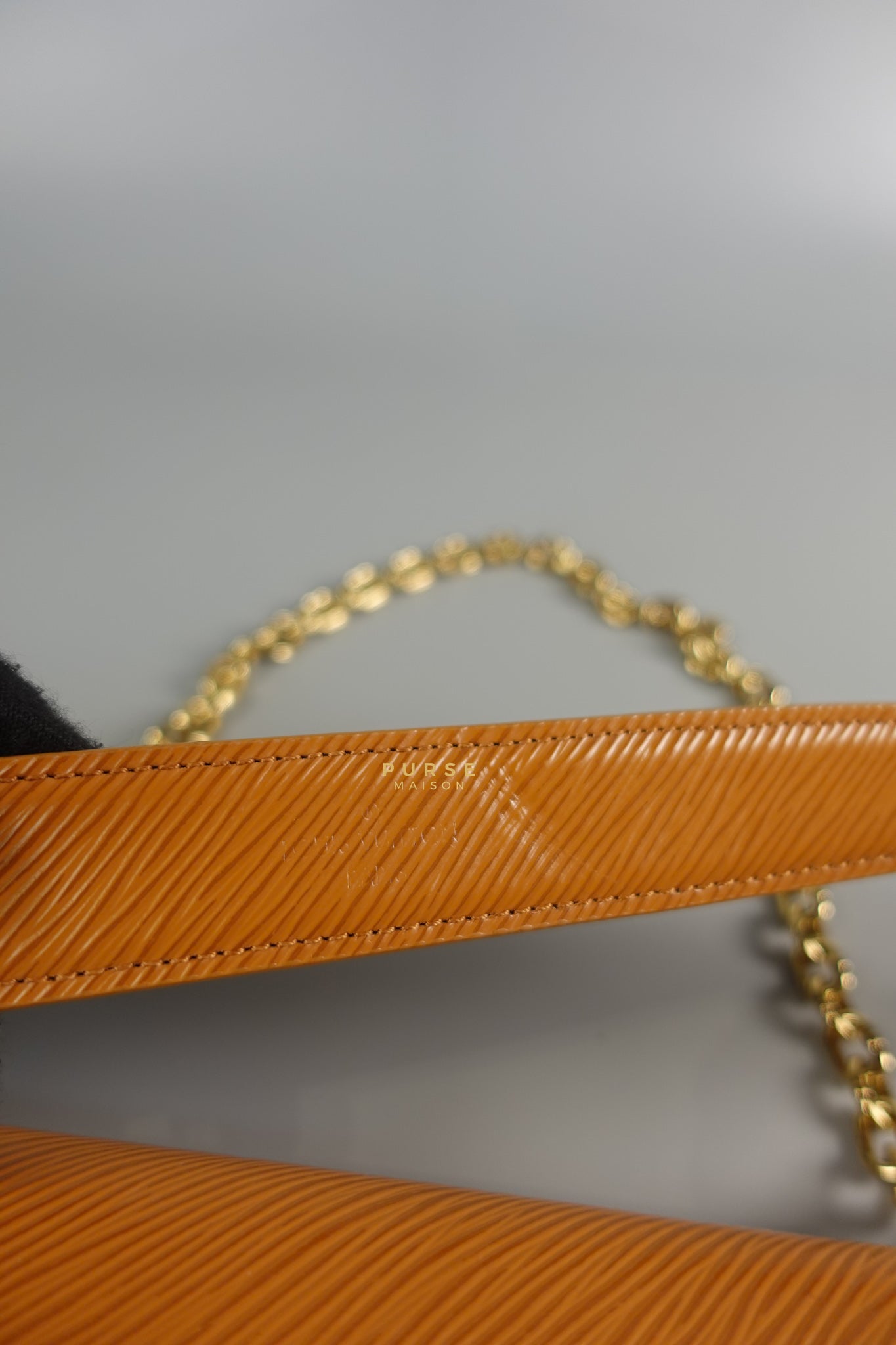 Twist MM in Caramel Epi Leather & Gold Hardware (Microchip) | Purse Maison Luxury Bags Shop