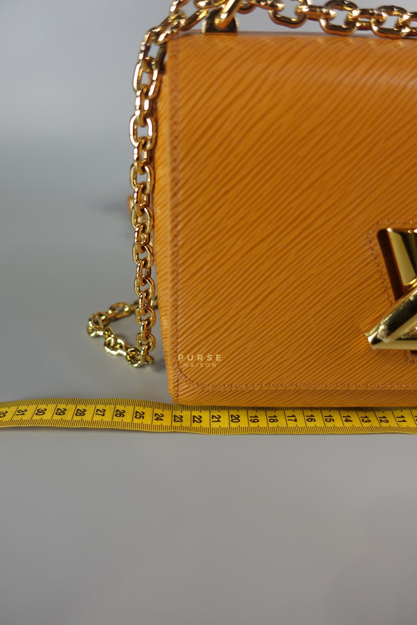 Twist MM in Caramel Epi Leather & Gold Hardware (Microchip) | Purse Maison Luxury Bags Shop