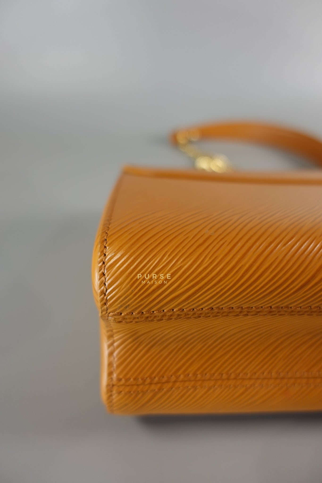 Twist MM in Caramel Epi Leather & Gold Hardware (Microchip) | Purse Maison Luxury Bags Shop