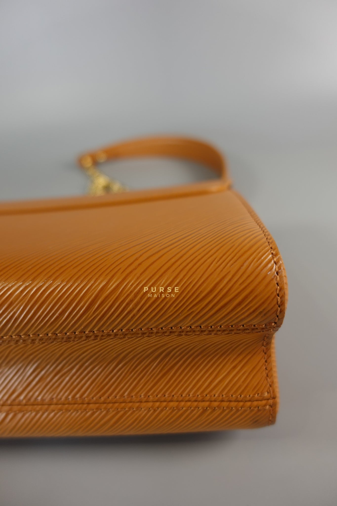 Twist MM in Caramel Epi Leather & Gold Hardware (Microchip) | Purse Maison Luxury Bags Shop