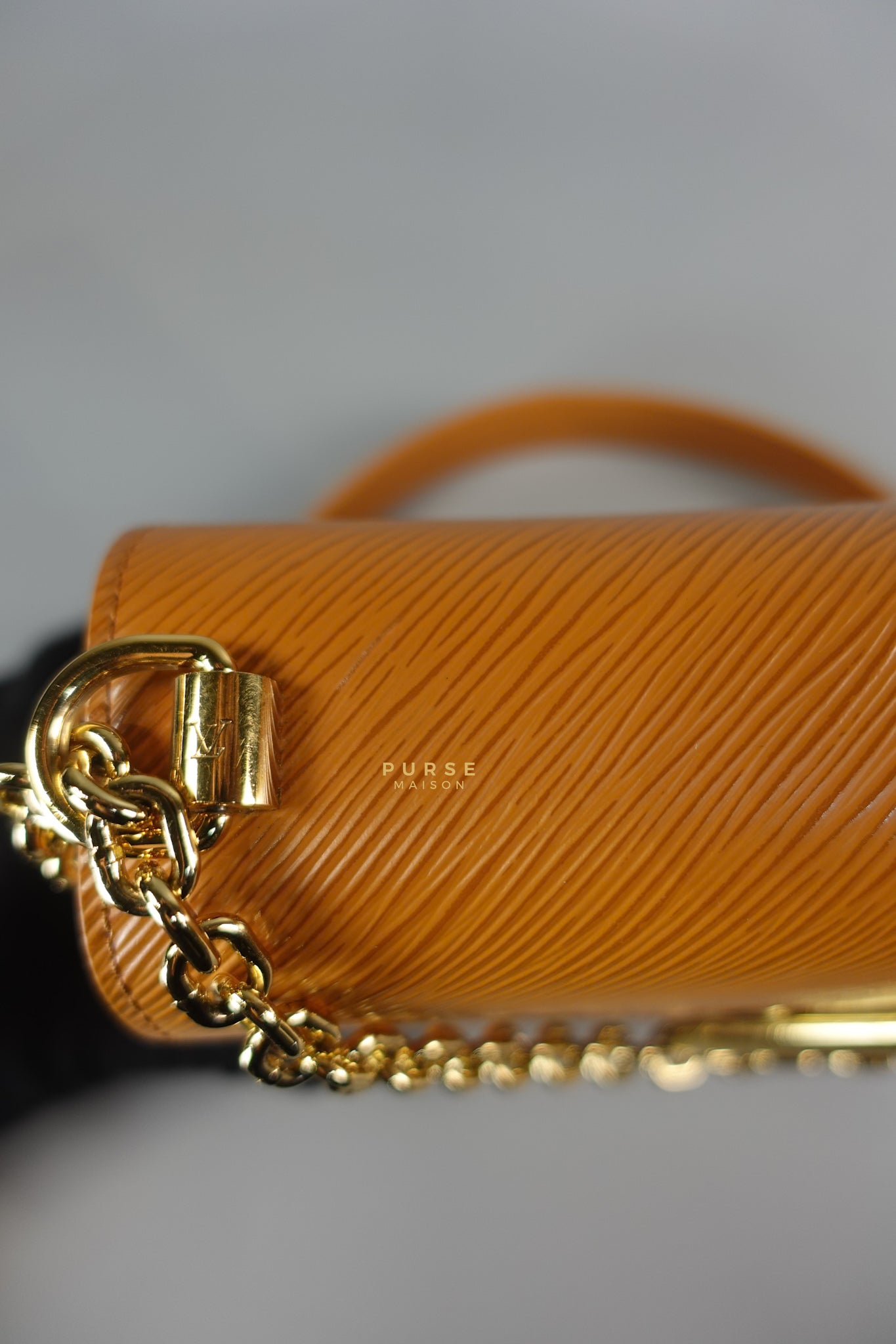 Twist MM in Caramel Epi Leather & Gold Hardware (Microchip) | Purse Maison Luxury Bags Shop