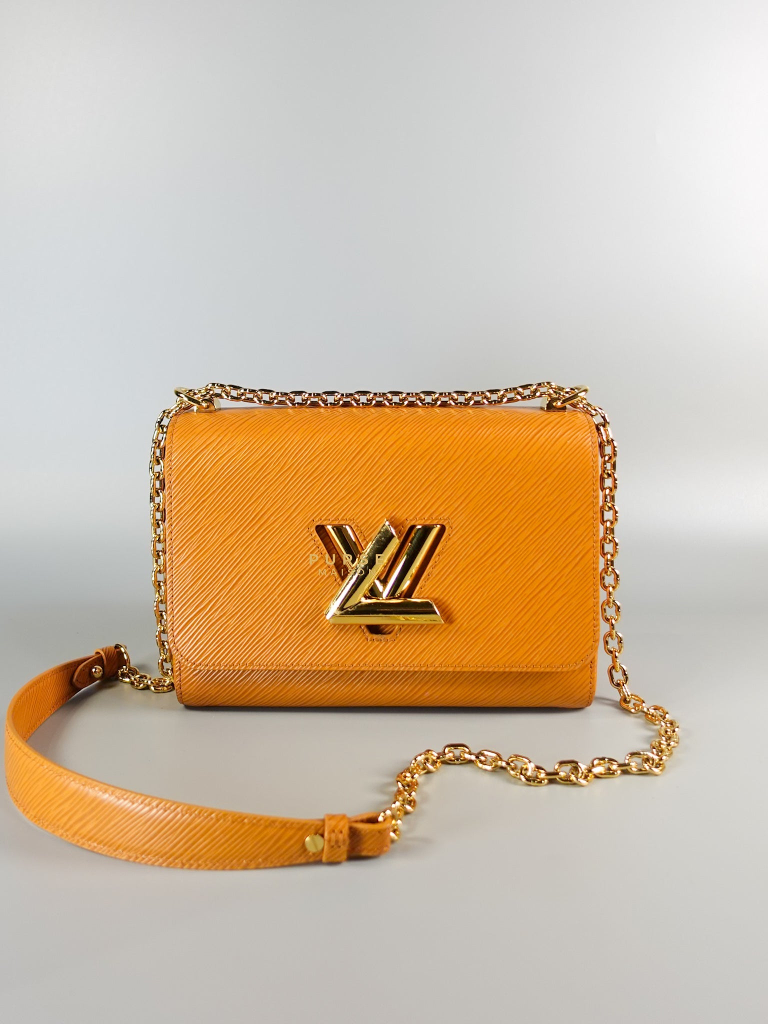 Twist MM in Caramel Epi Leather & Gold Hardware (Microchip) | Purse Maison Luxury Bags Shop