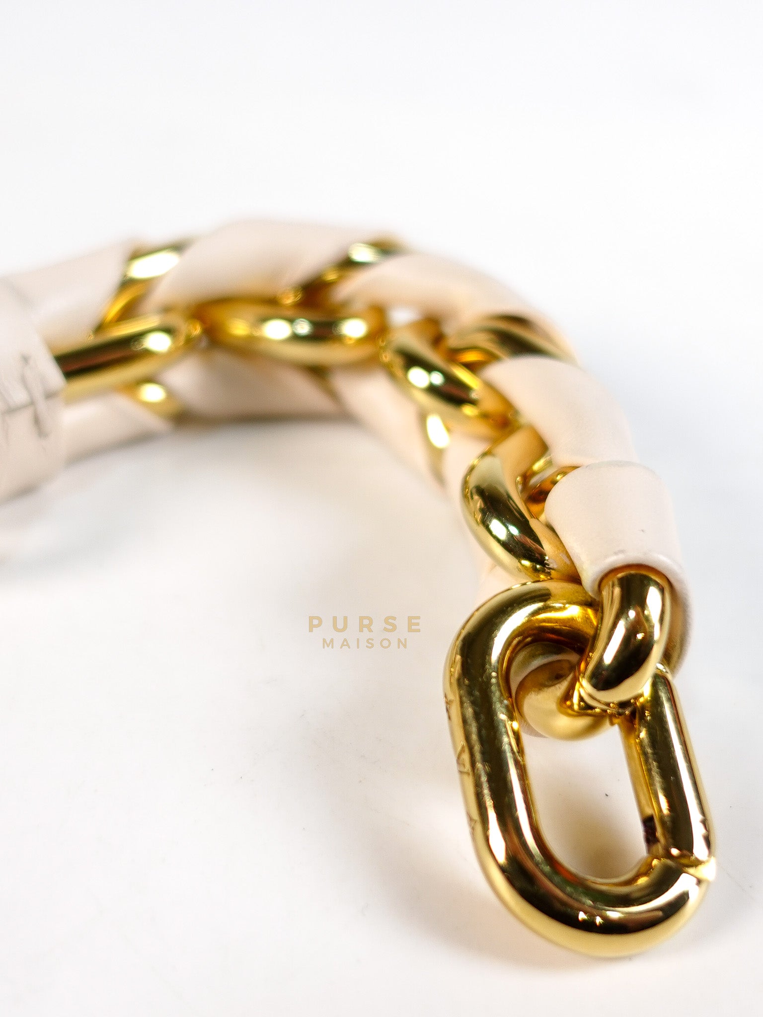 Twist PM Bag in Cream Epi Leather (Microchip) | Purse Maison Luxury Bags Shop