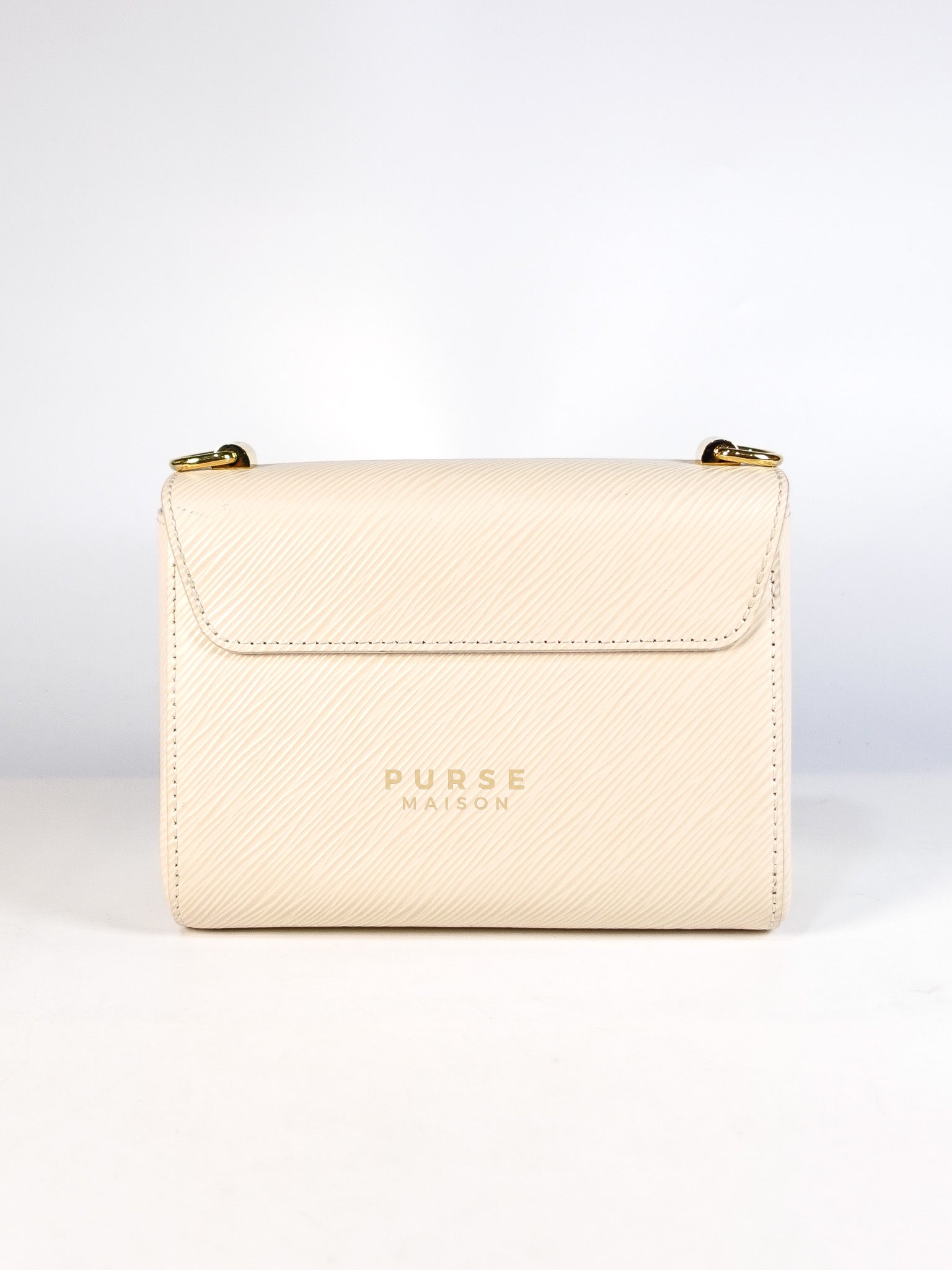Twist PM Bag in Cream Epi Leather (Microchip) | Purse Maison Luxury Bags Shop