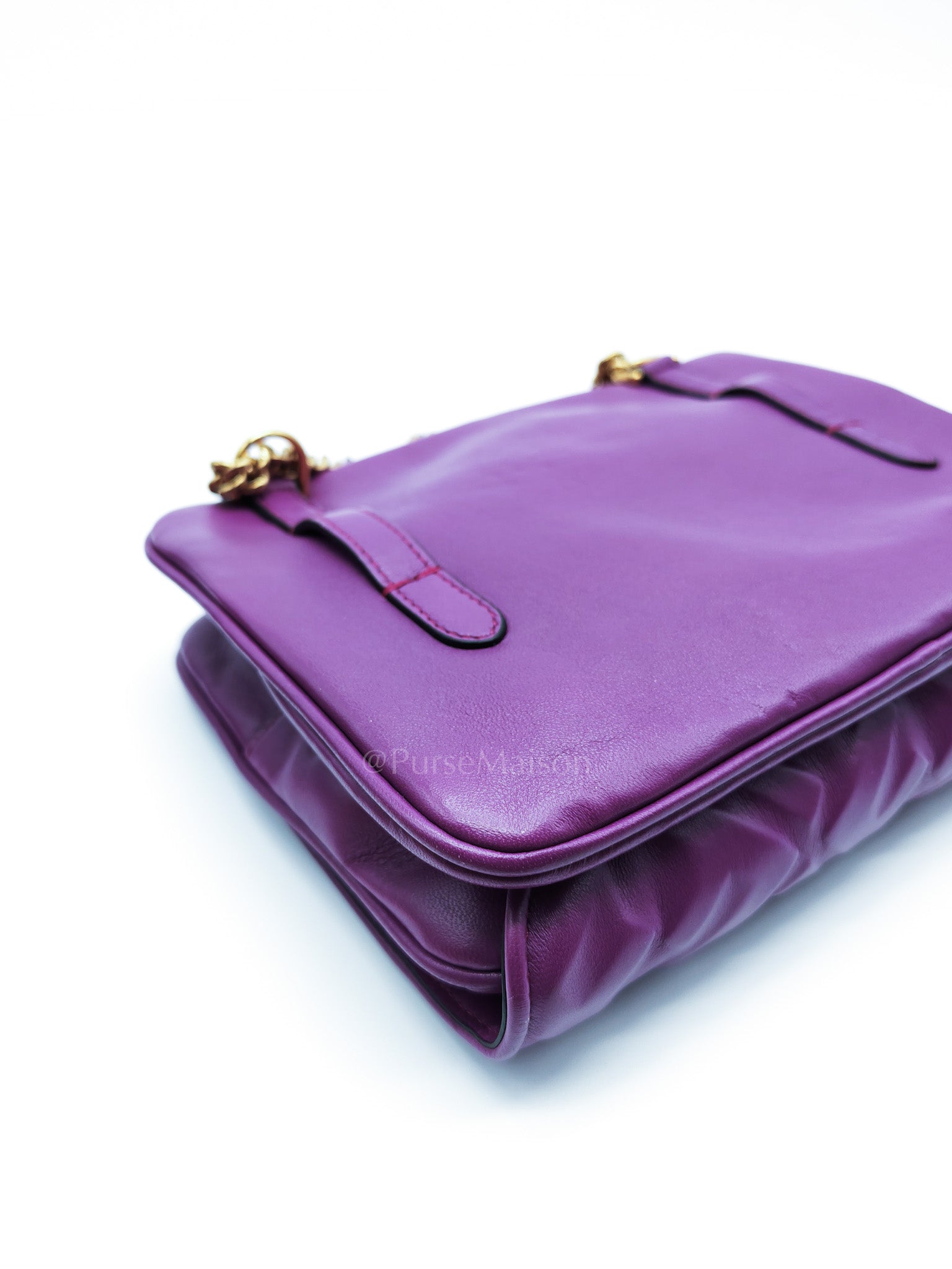 Upside Down Belt Bag in Nappa Zucca Embossed | Purse Maison Luxury Bags Shop