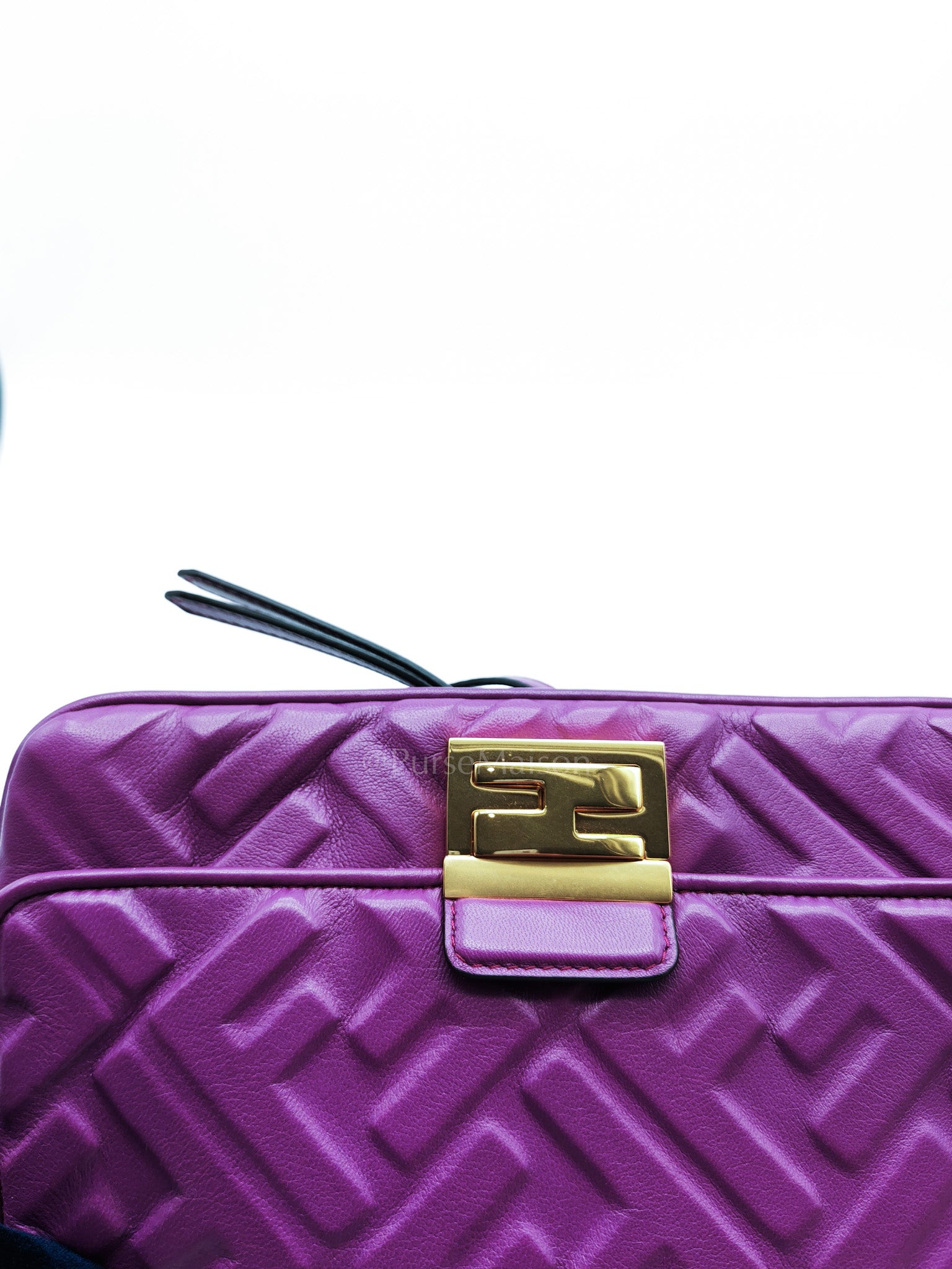 Upside Down Belt Bag in Nappa Zucca Embossed | Purse Maison Luxury Bags Shop