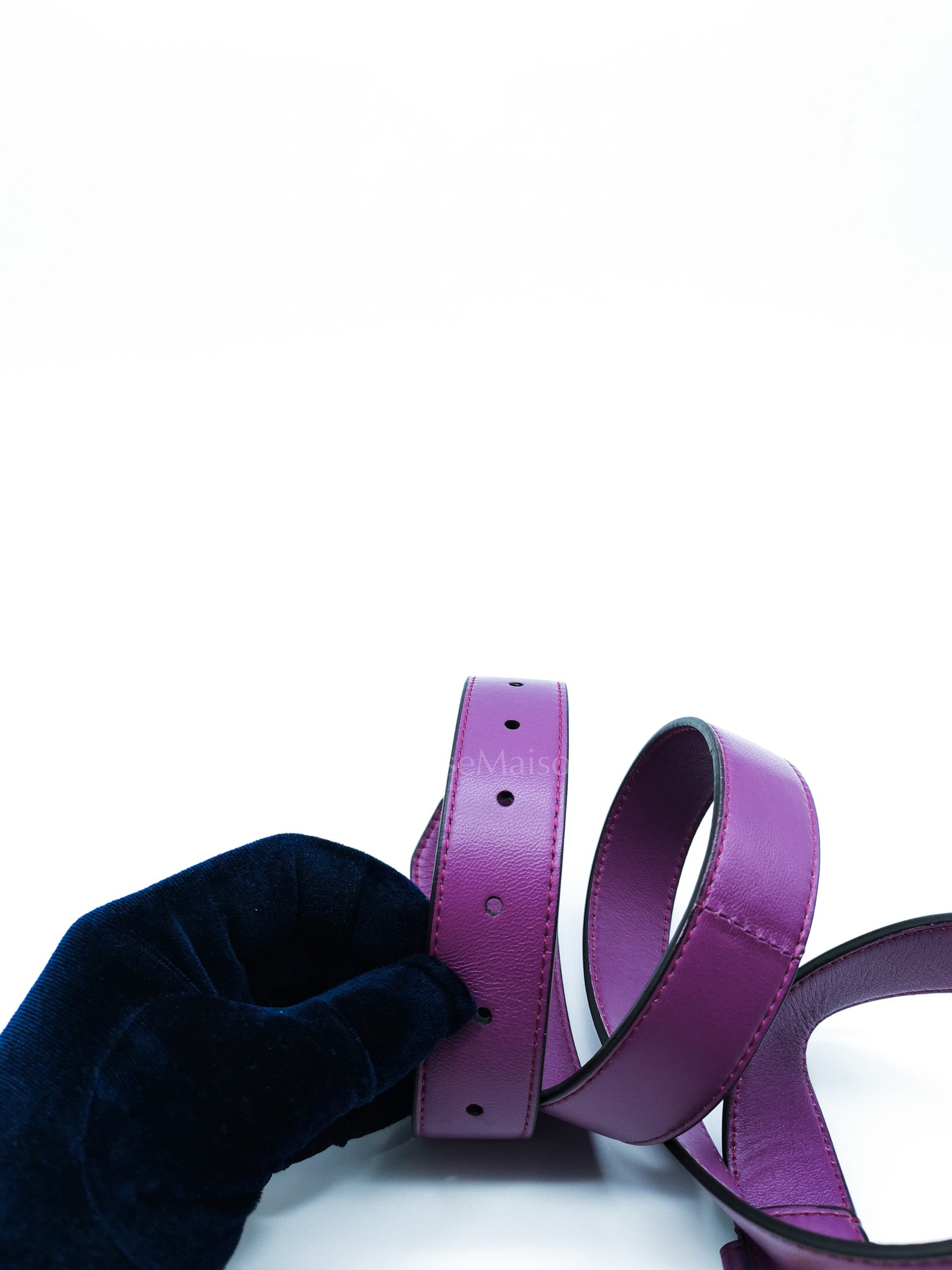 Upside Down Belt Bag in Nappa Zucca Embossed | Purse Maison Luxury Bags Shop