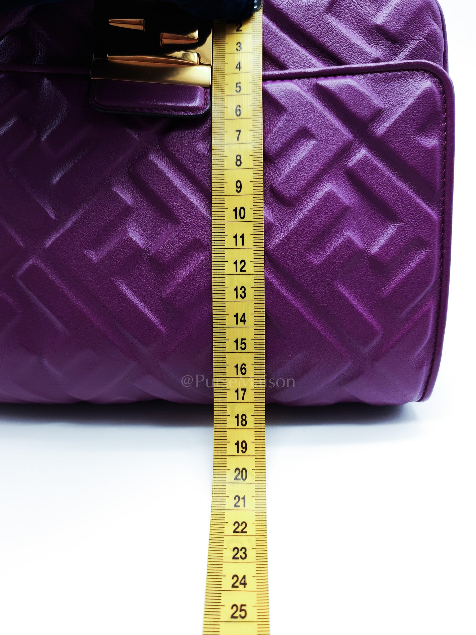 Upside Down Belt Bag in Nappa Zucca Embossed | Purse Maison Luxury Bags Shop