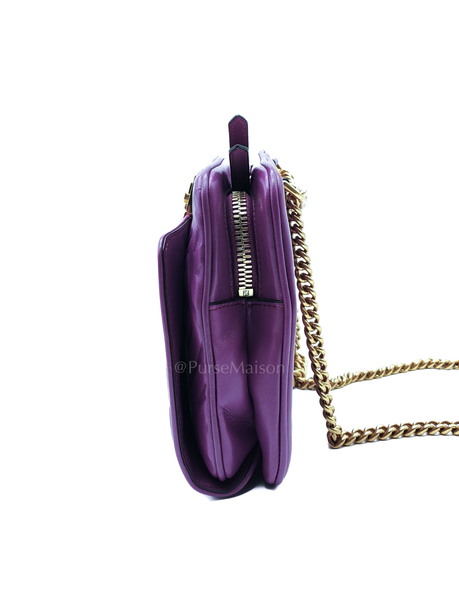 Upside Down Belt Bag in Nappa Zucca Embossed | Purse Maison Luxury Bags Shop