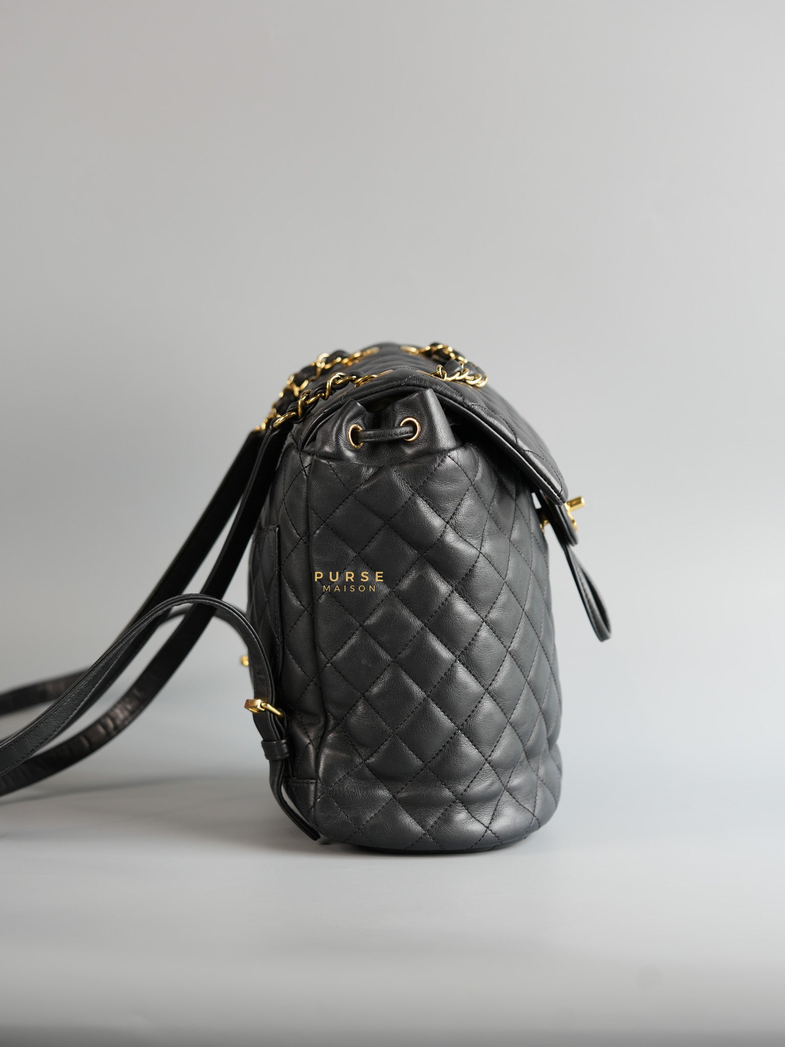 Urban Spirit Backpack Quilted Lambskin in Gold Hardware Series 24 | Purse Maison Luxury Bags Shop