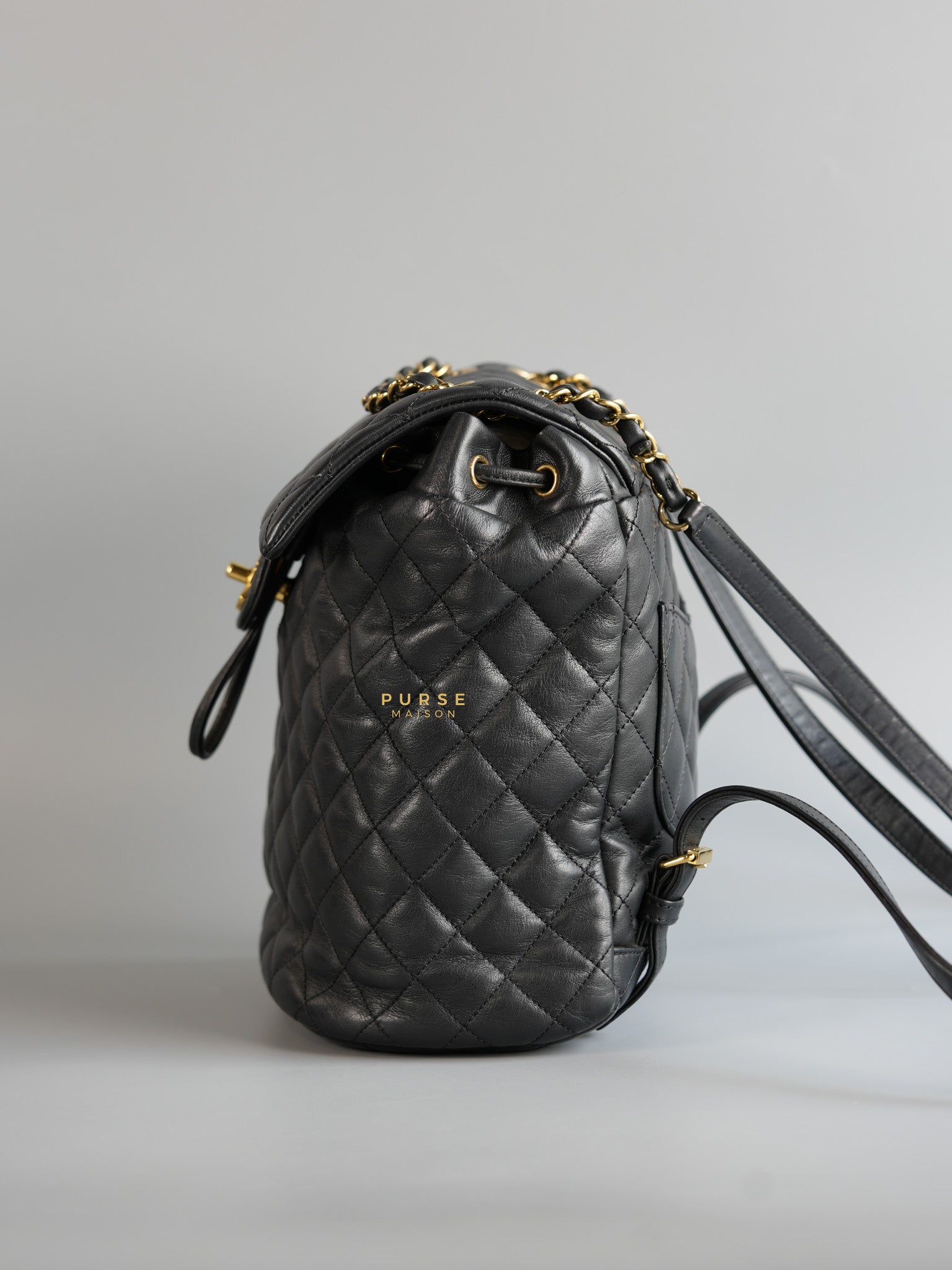 Urban Spirit Backpack Quilted Lambskin in Gold Hardware Series 24 | Purse Maison Luxury Bags Shop