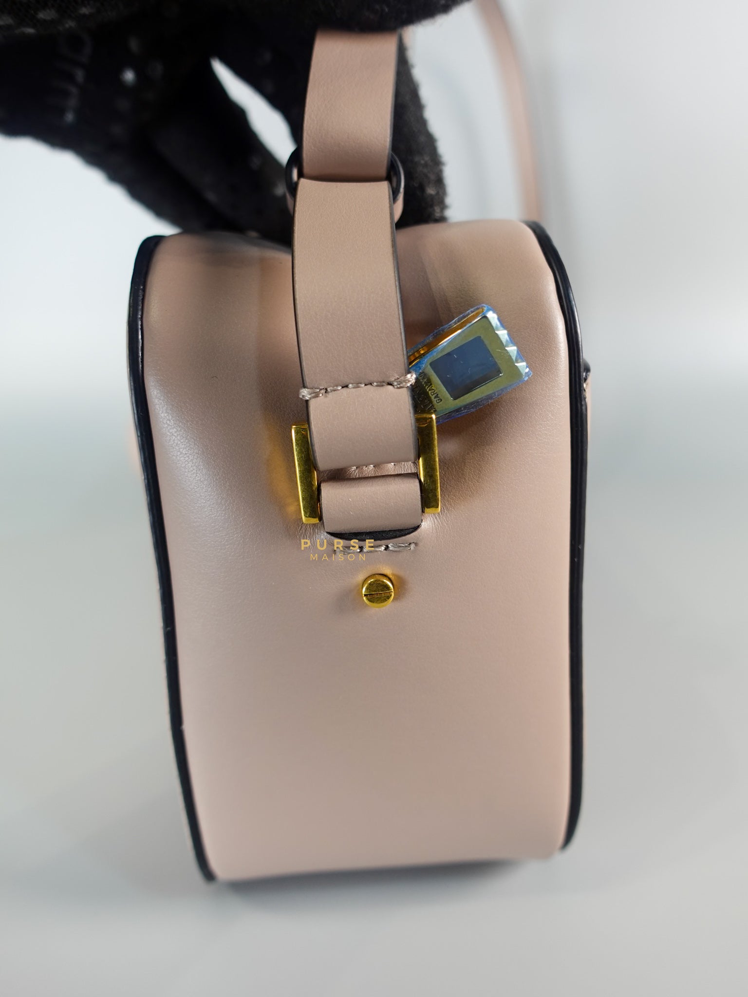 V Sling Camera Shoulder Bag Blush Pink | Purse Maison Luxury Bags Shop