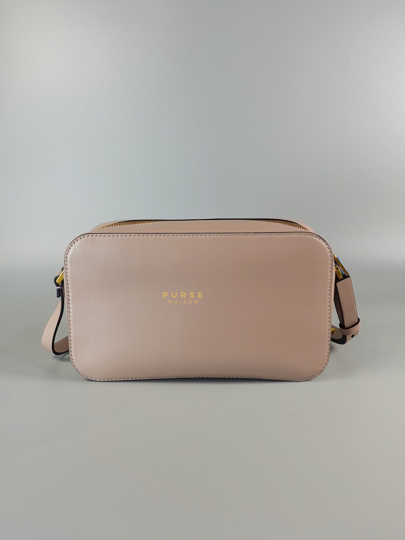 V Sling Camera Shoulder Bag Blush Pink | Purse Maison Luxury Bags Shop