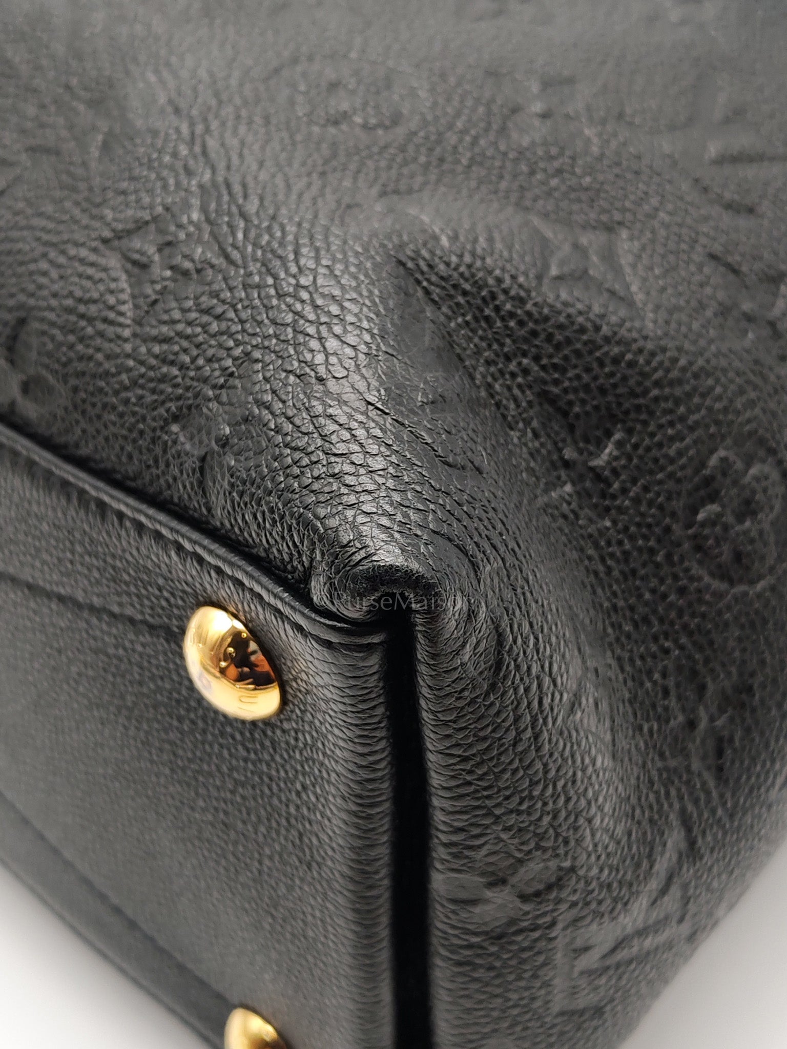 V Tote MM in Embossed Monogram Empreinte Leather & Gold Hardware (Datecode: CA3189) | Purse Maison Luxury Bags Shop