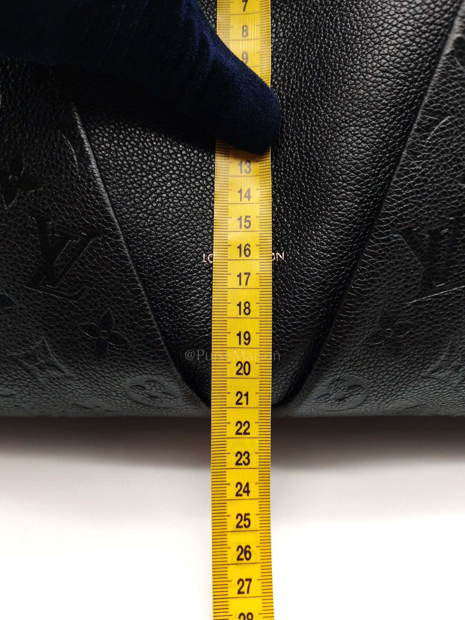 V Tote MM in Embossed Monogram Empreinte Leather & Gold Hardware (Datecode: CA3189) | Purse Maison Luxury Bags Shop