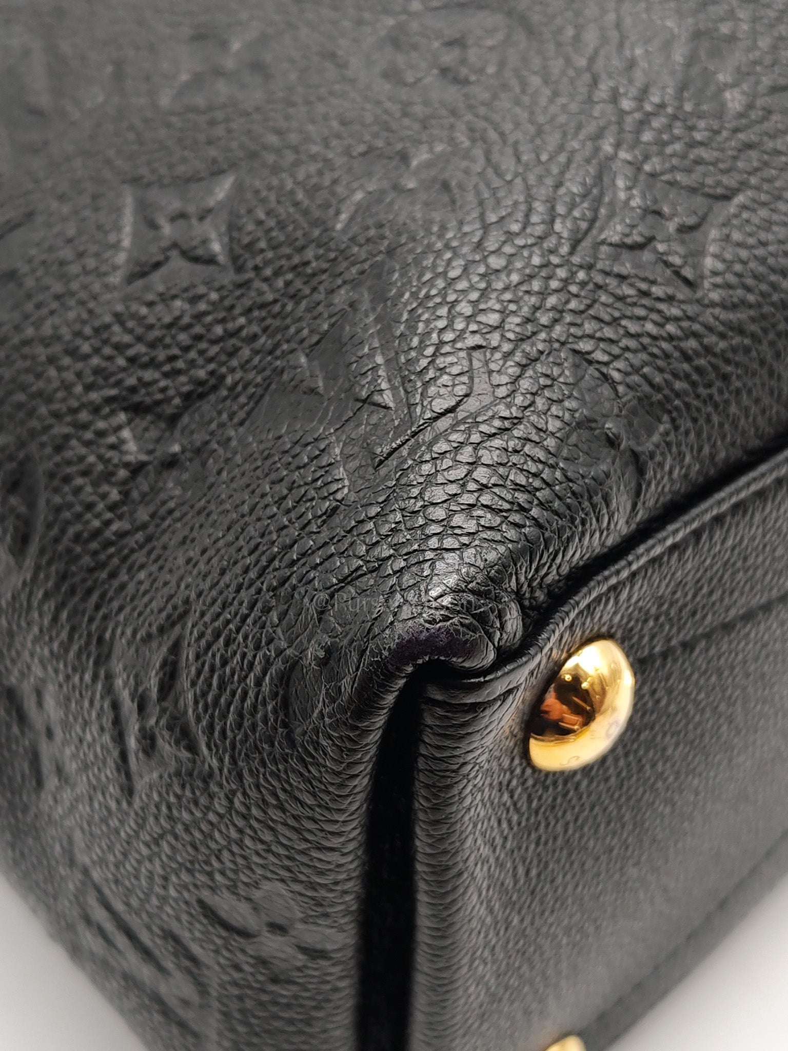 V Tote MM in Embossed Monogram Empreinte Leather & Gold Hardware (Datecode: CA3189) | Purse Maison Luxury Bags Shop