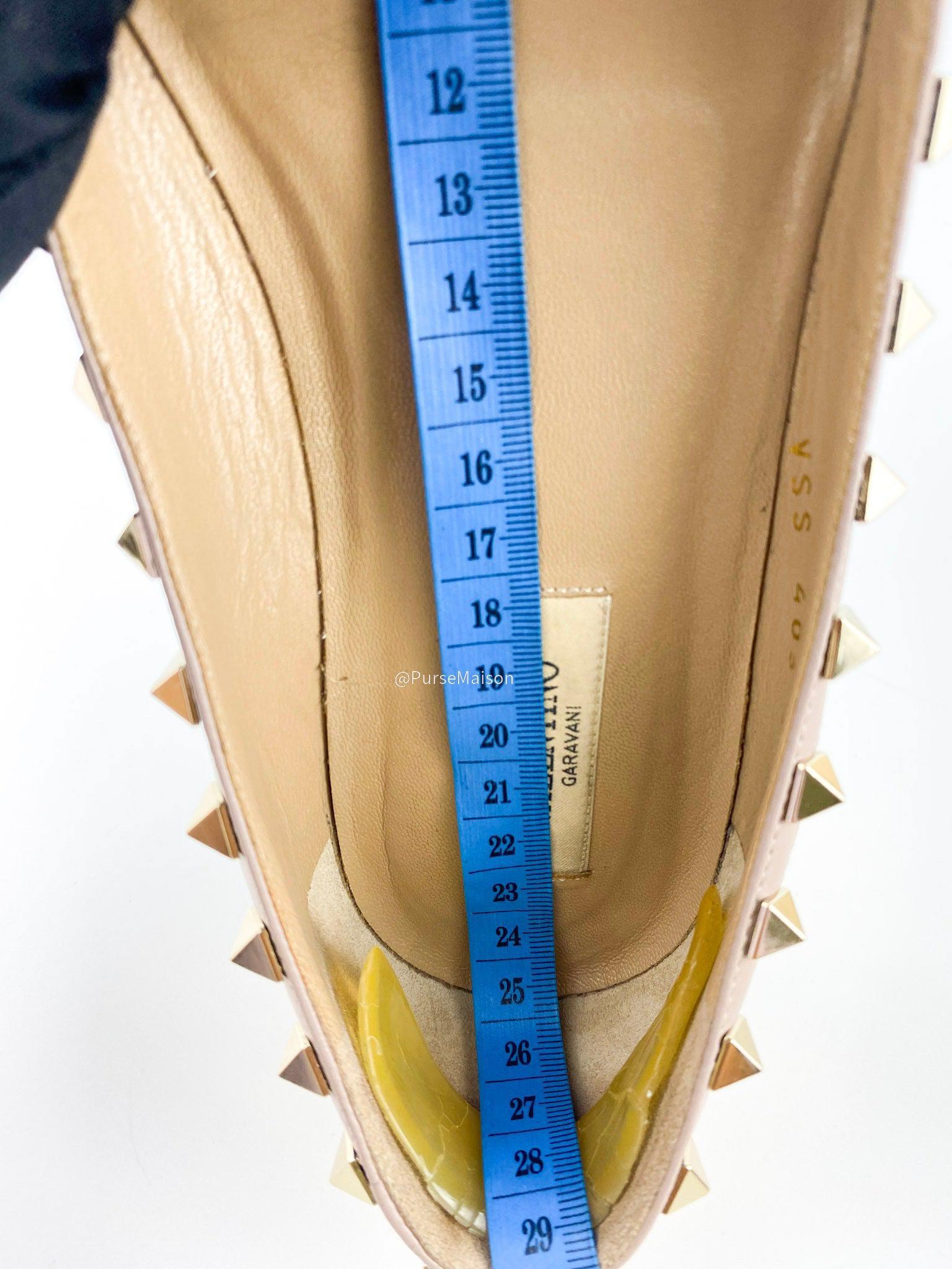 Valentino Garavani Rock Stud Ballerina Shoes Size 37 1 2 EUR