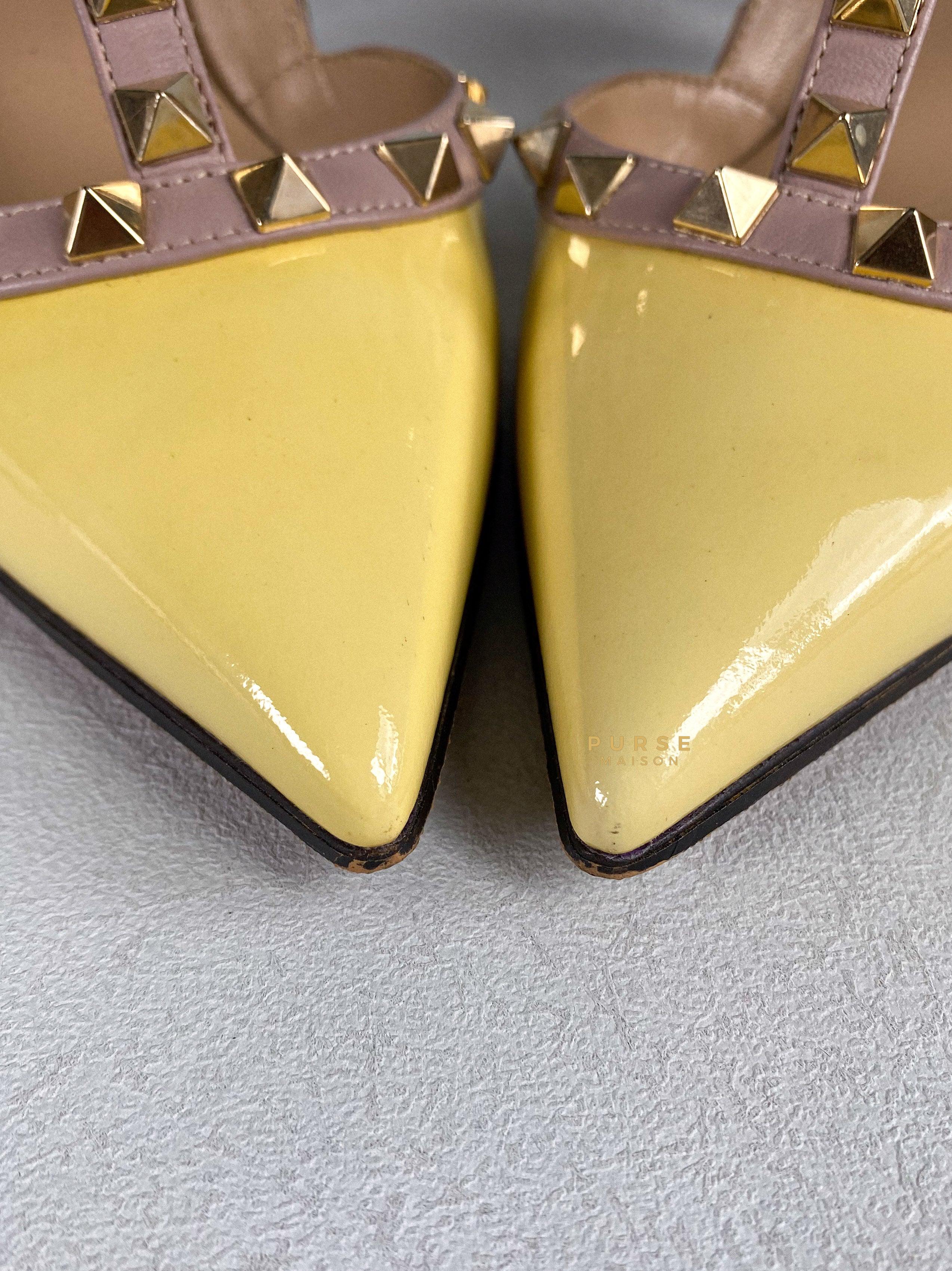 Valentino Garavani Rockstud High heels Ankle Strap Multicolor (size 37.5 EUR) | Purse Maison Luxury Bags Shop