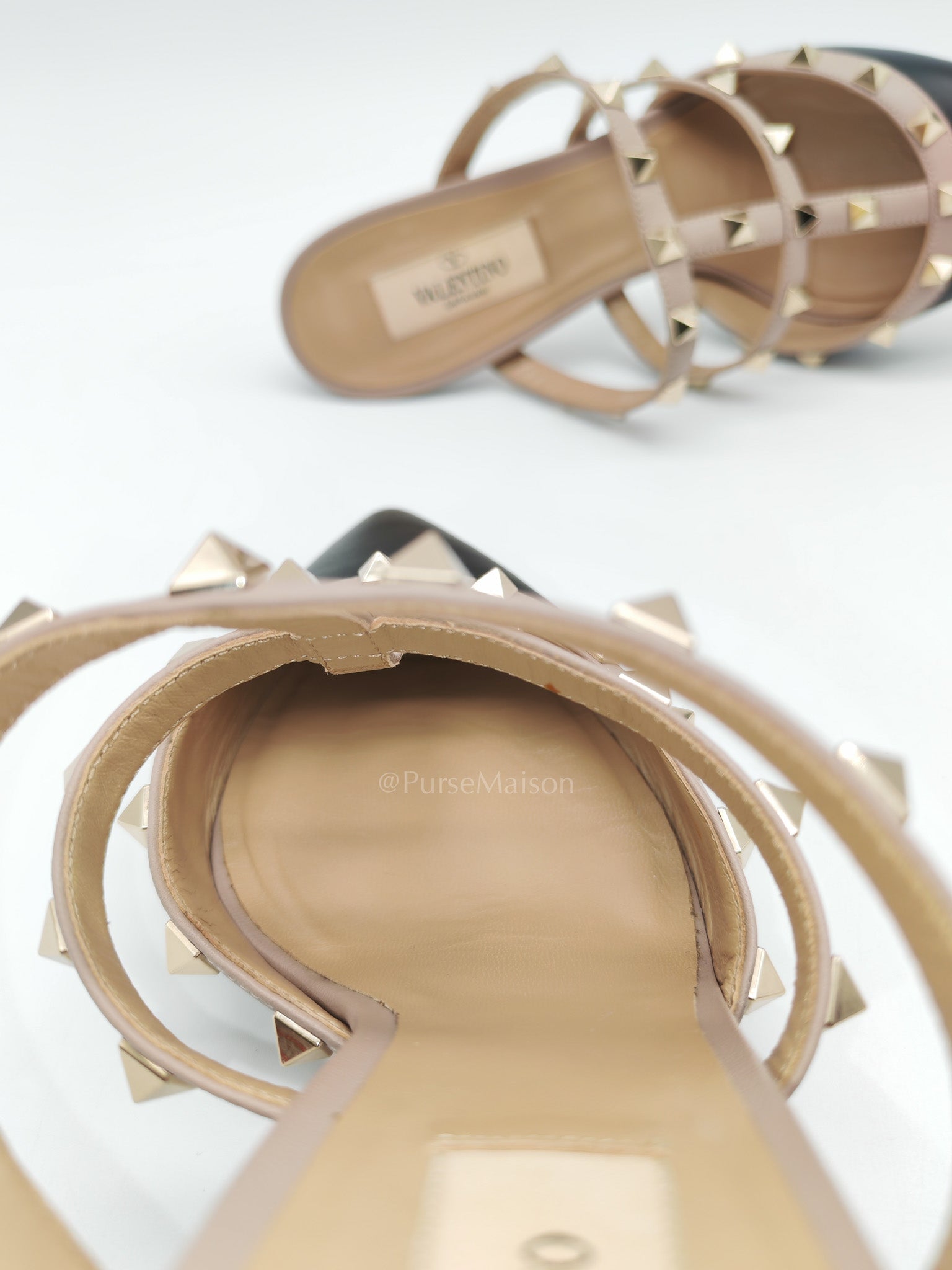 Garavani Rockstud Mules in Patent Leather Size 39 (26cm) | Purse Maison Luxury Bags Shop