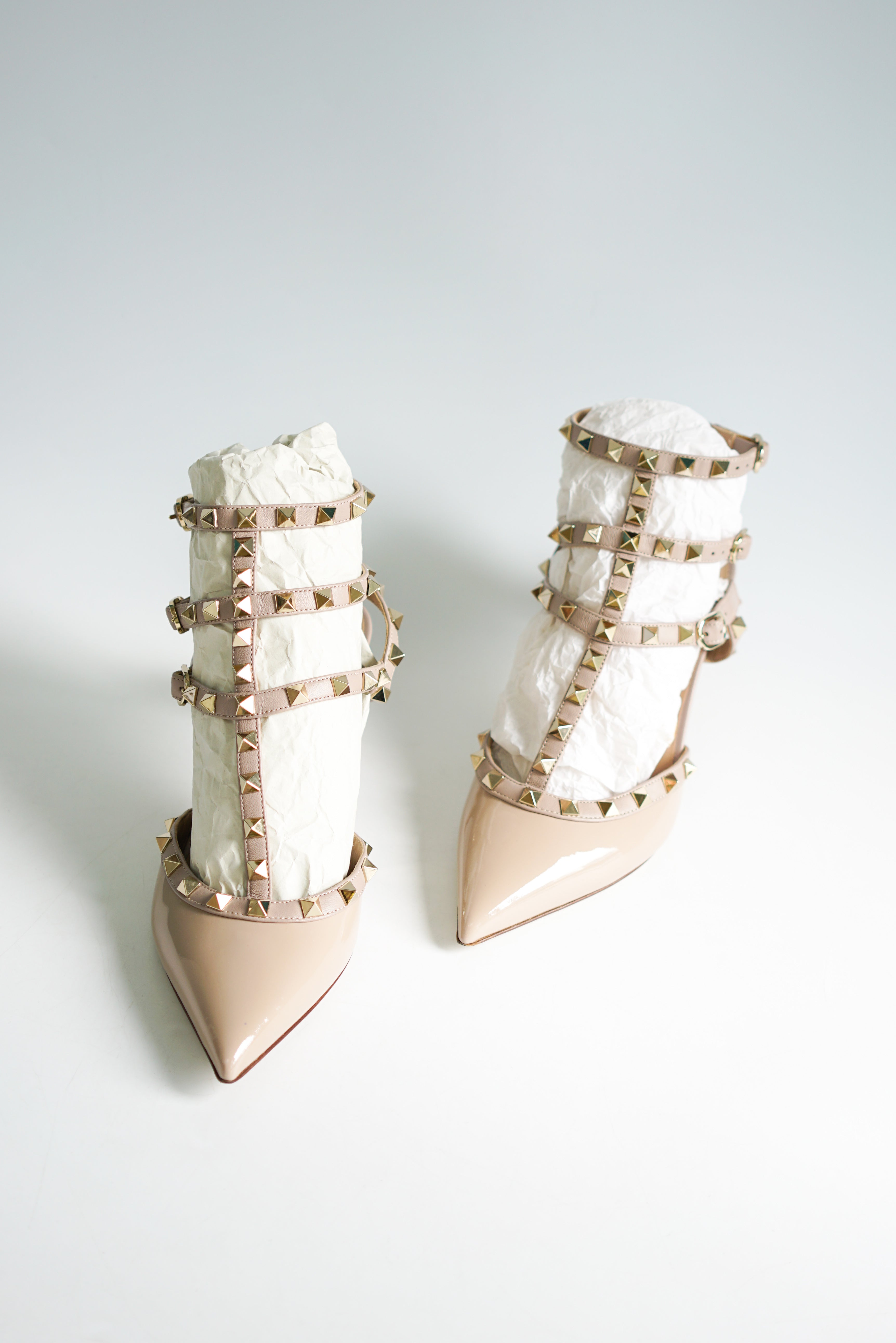 Studded heels clearance like valentino